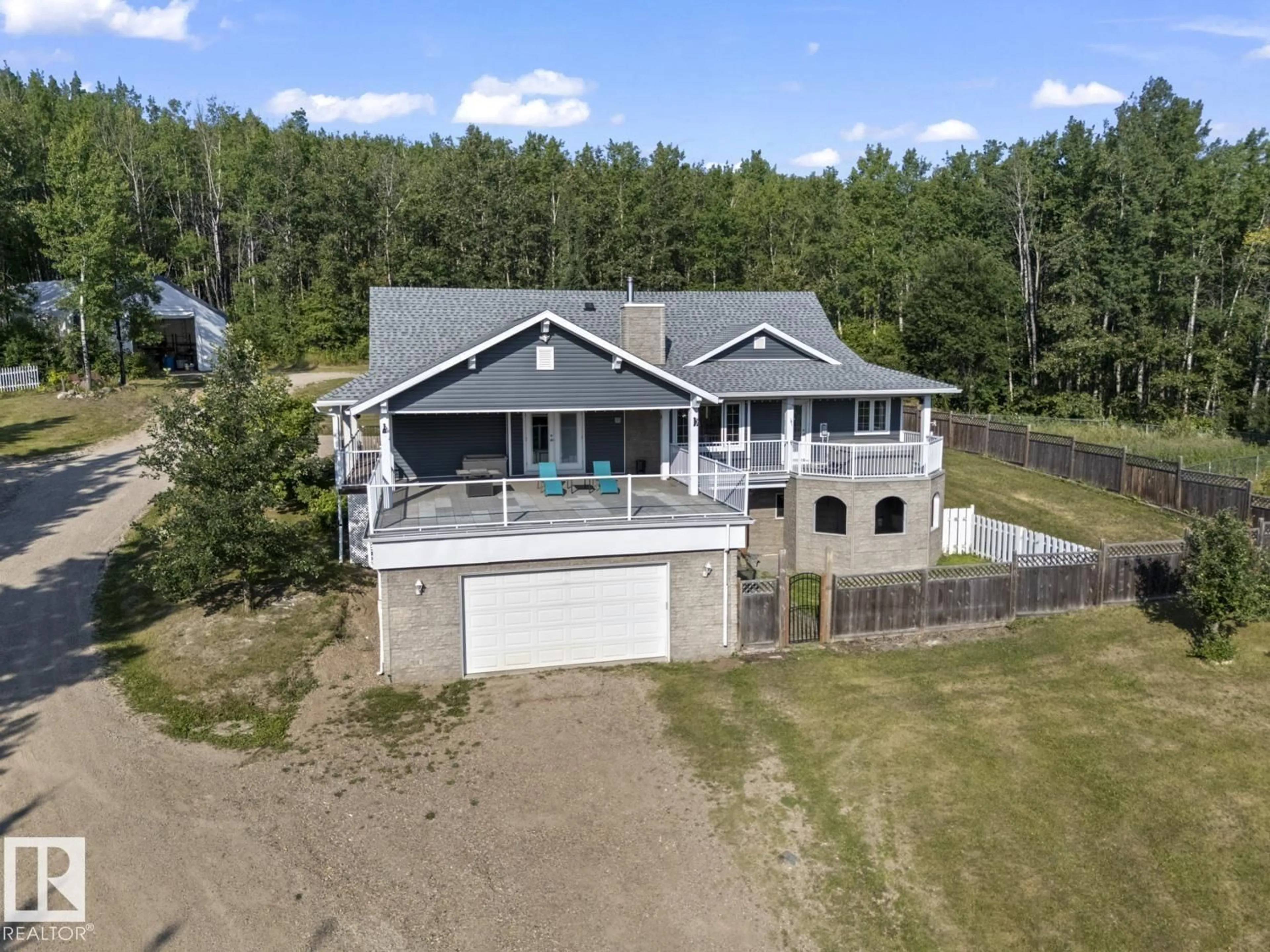 A pic from outside/outdoor area/front of a property/back of a property/a pic from drone, unknown for 20-62320 RGE RD 411A, Rural Bonnyville M.D. Alberta T0A0T0