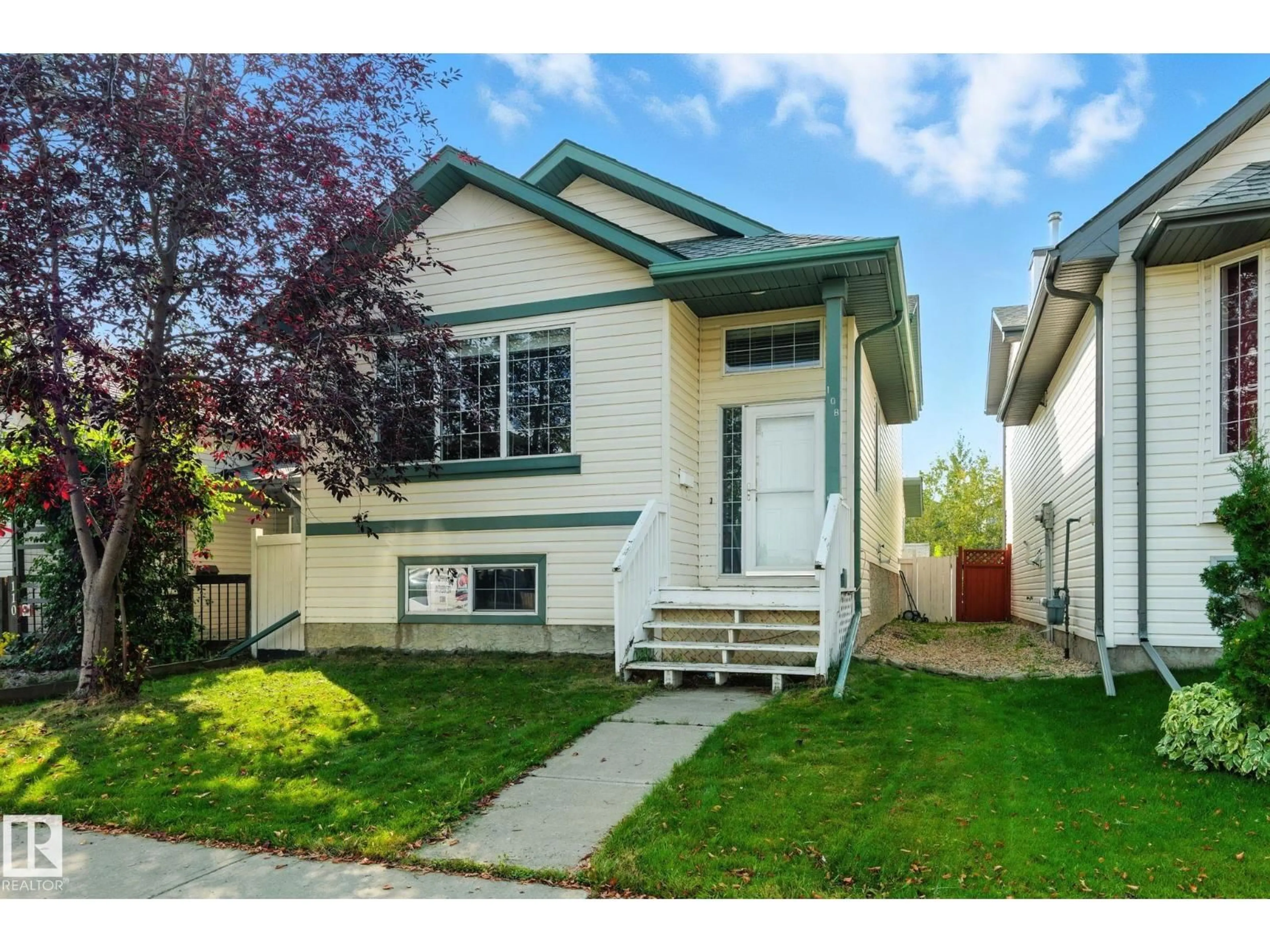 Home with vinyl exterior material, street for 108 CAMPBELL ROAD, Leduc Alberta T9E8G5