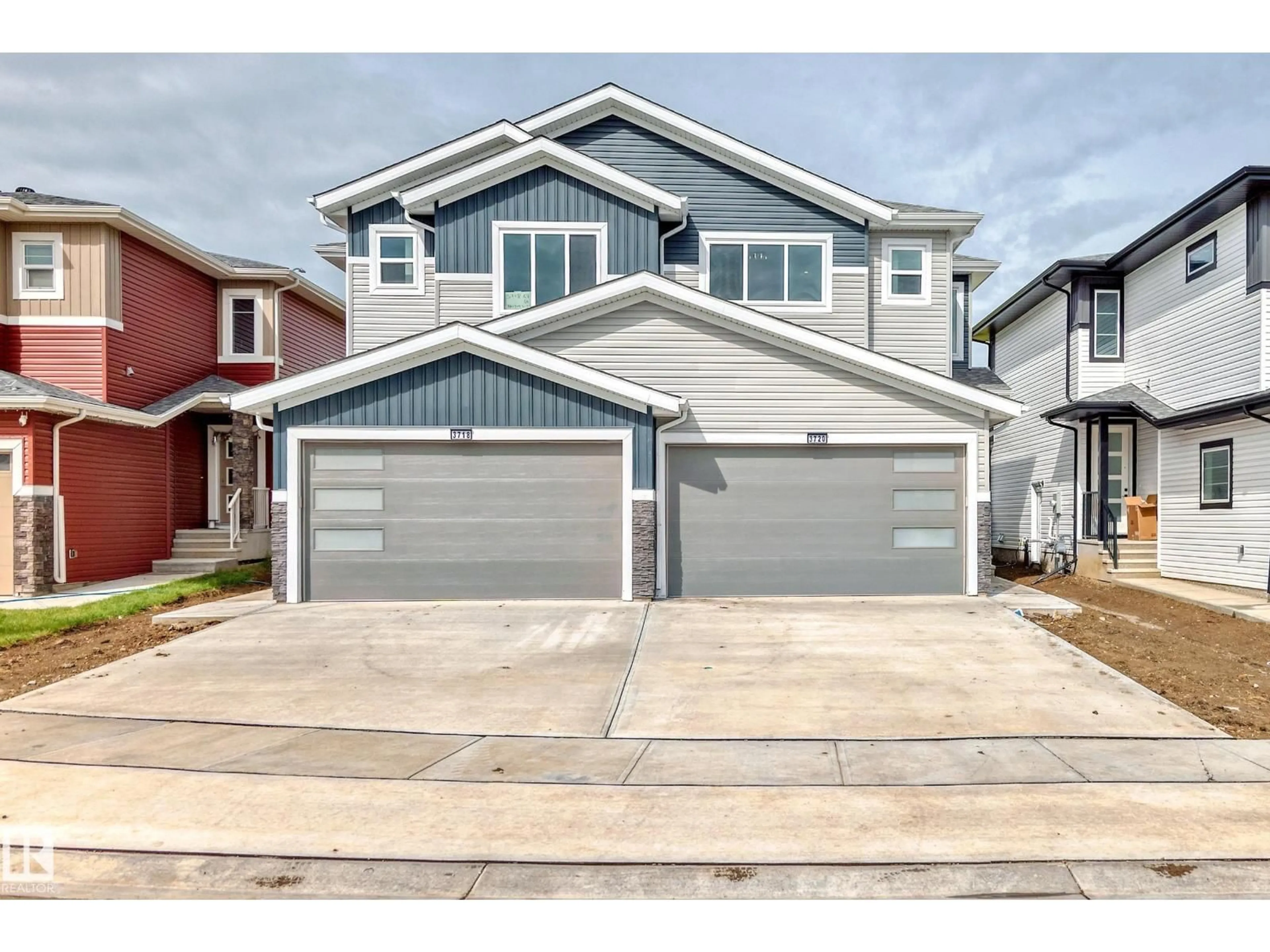 Home with vinyl exterior material, street for 3718 67 ST, Beaumont Alberta T4X0G6
