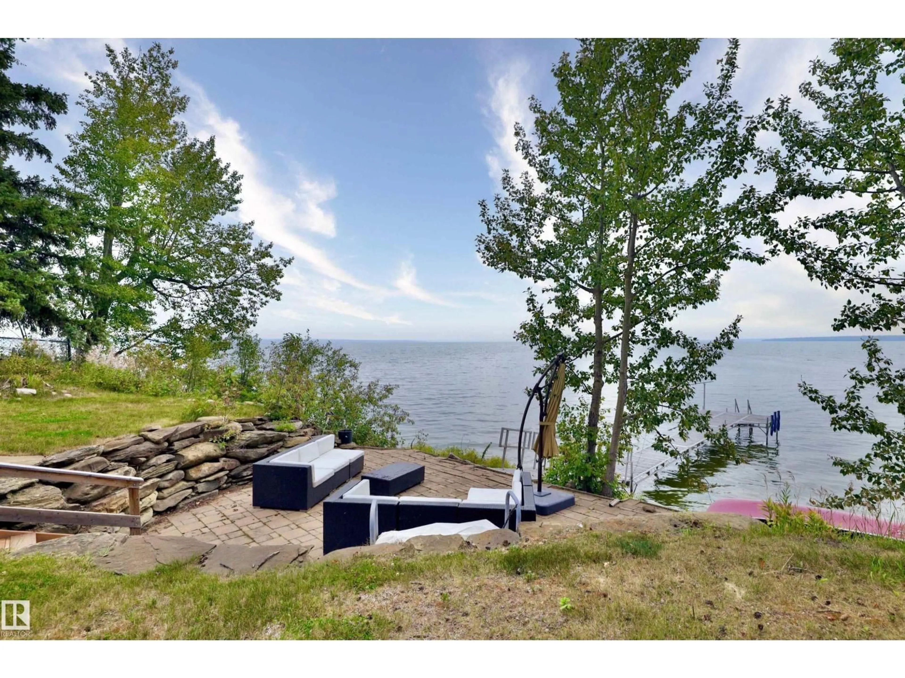Patio, water/lake/river/ocean view for 190 GILWOOD BE, Rural Leduc County Alberta T0C2V0