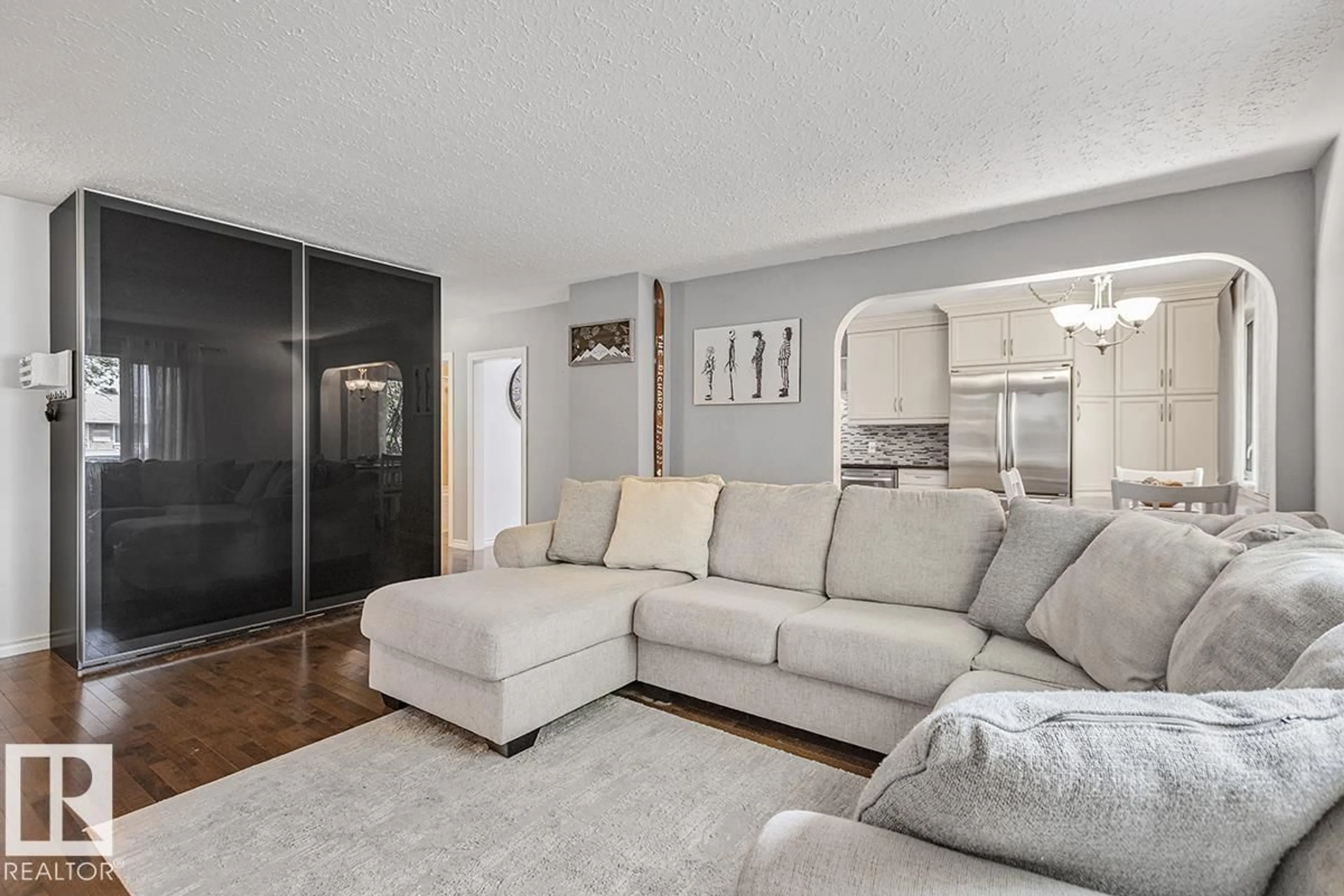 Living room with furniture, unknown for NW - 12923 133 ST, Edmonton Alberta T5L1S9