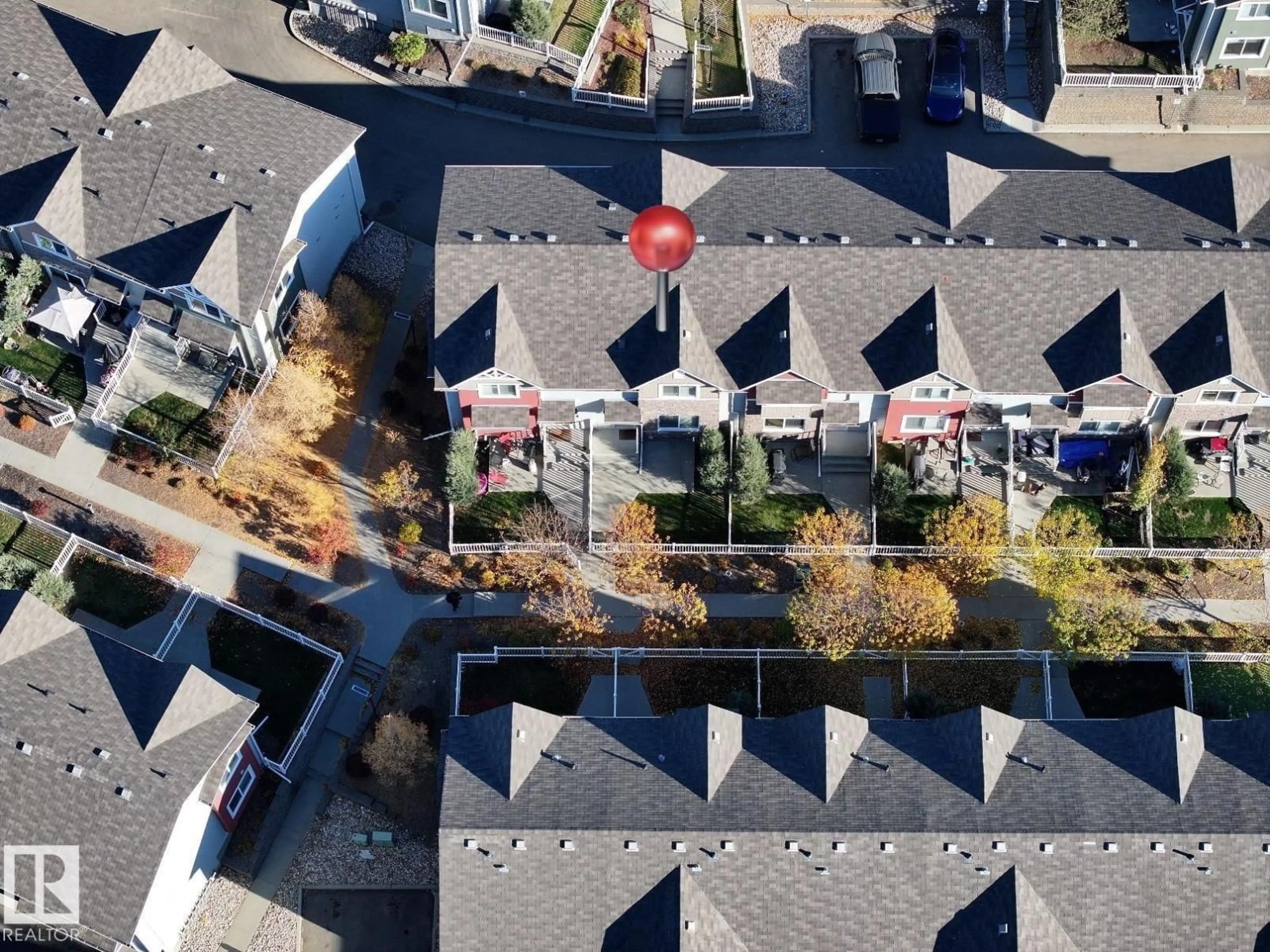 A pic from outside/outdoor area/front of a property/back of a property/a pic from drone, city buildings view from balcony for #103 - 655 TAMARACK RD, Edmonton Alberta T6T0N4