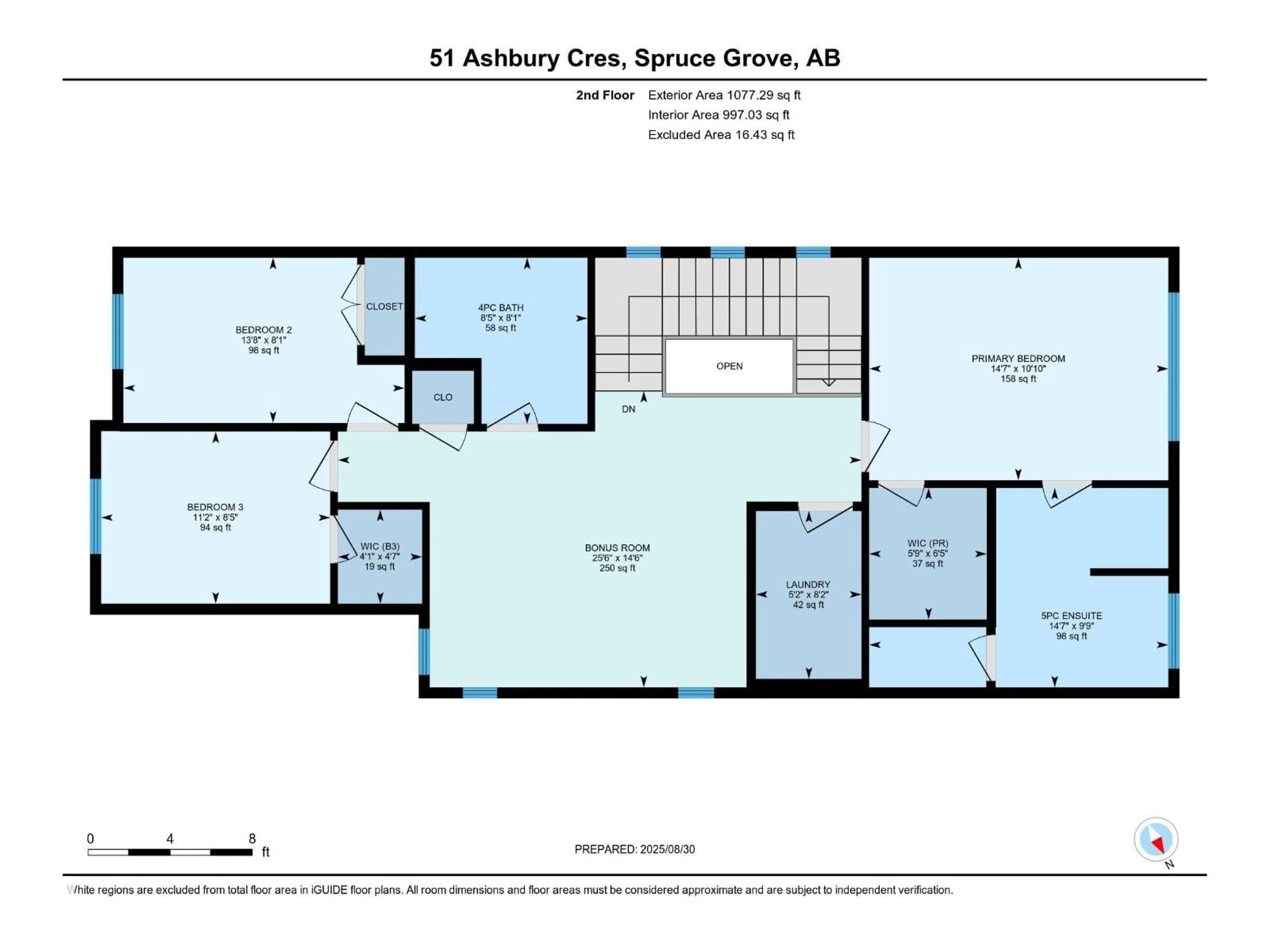 Floor plan for 51 ASHBURY CR, Spruce Grove Alberta T7X3C6