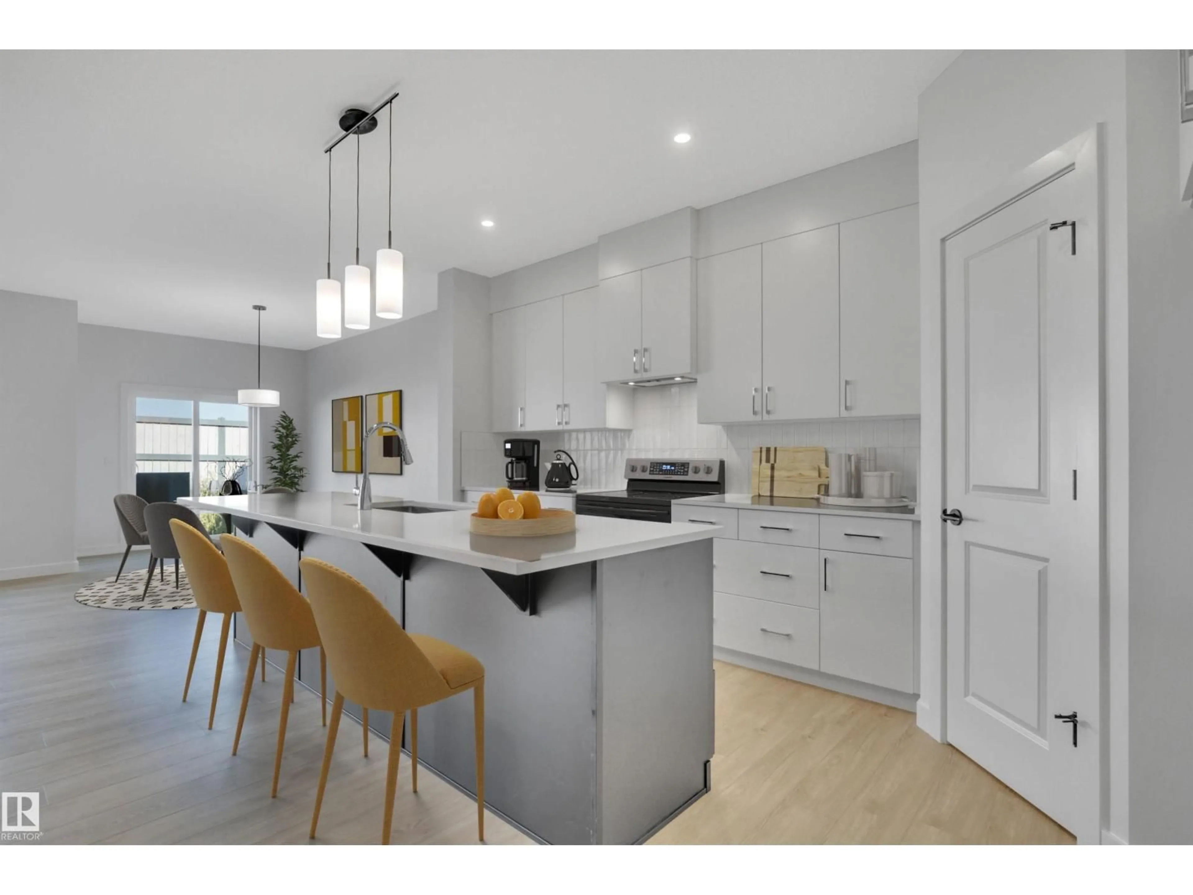 Open concept kitchen, ceramic/tile floor for 51 ASHBURY CR, Spruce Grove Alberta T7X3C6