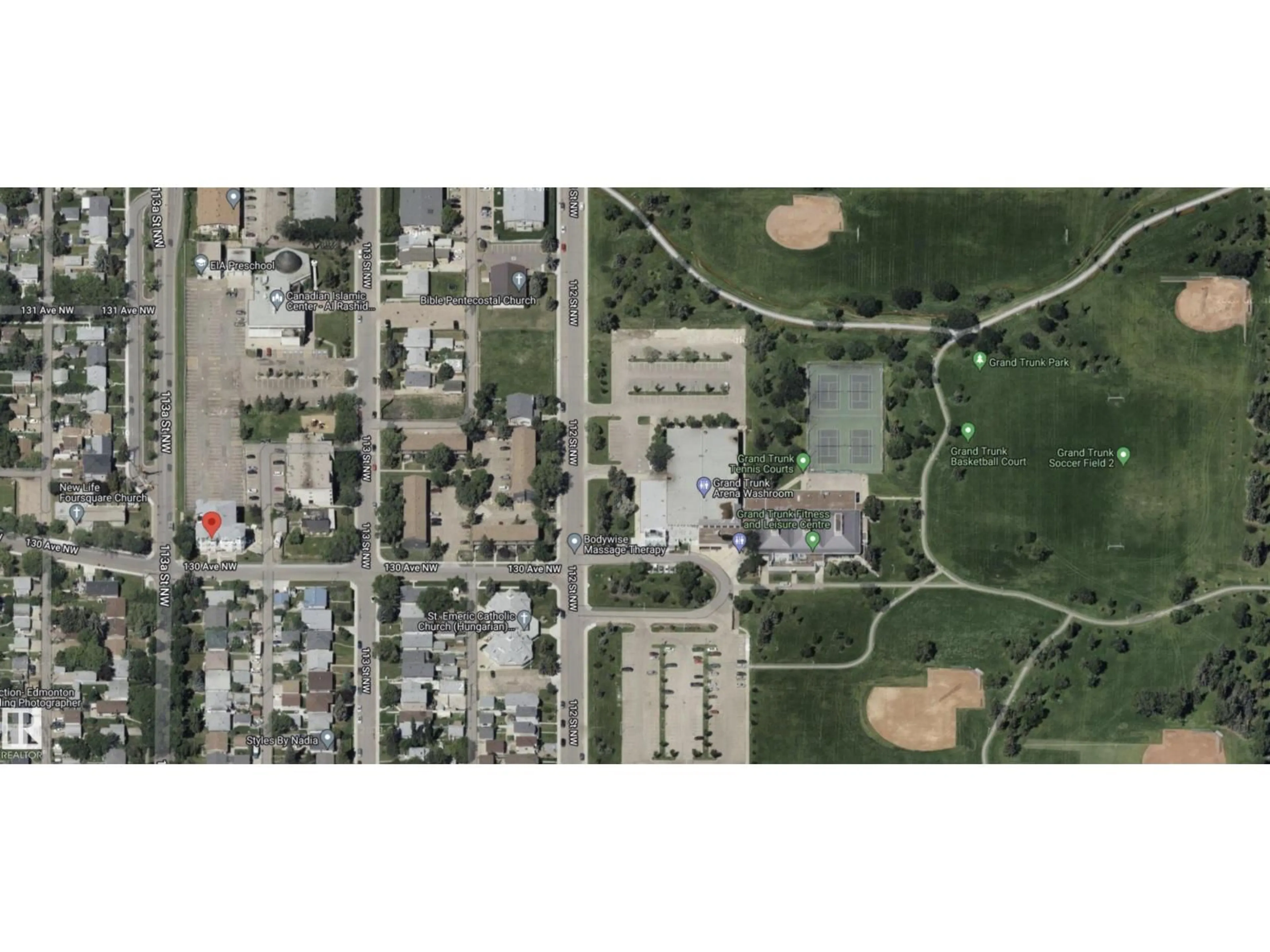 Picture of a map for 205 - 11308 130 AV, Edmonton Alberta T5E6L2