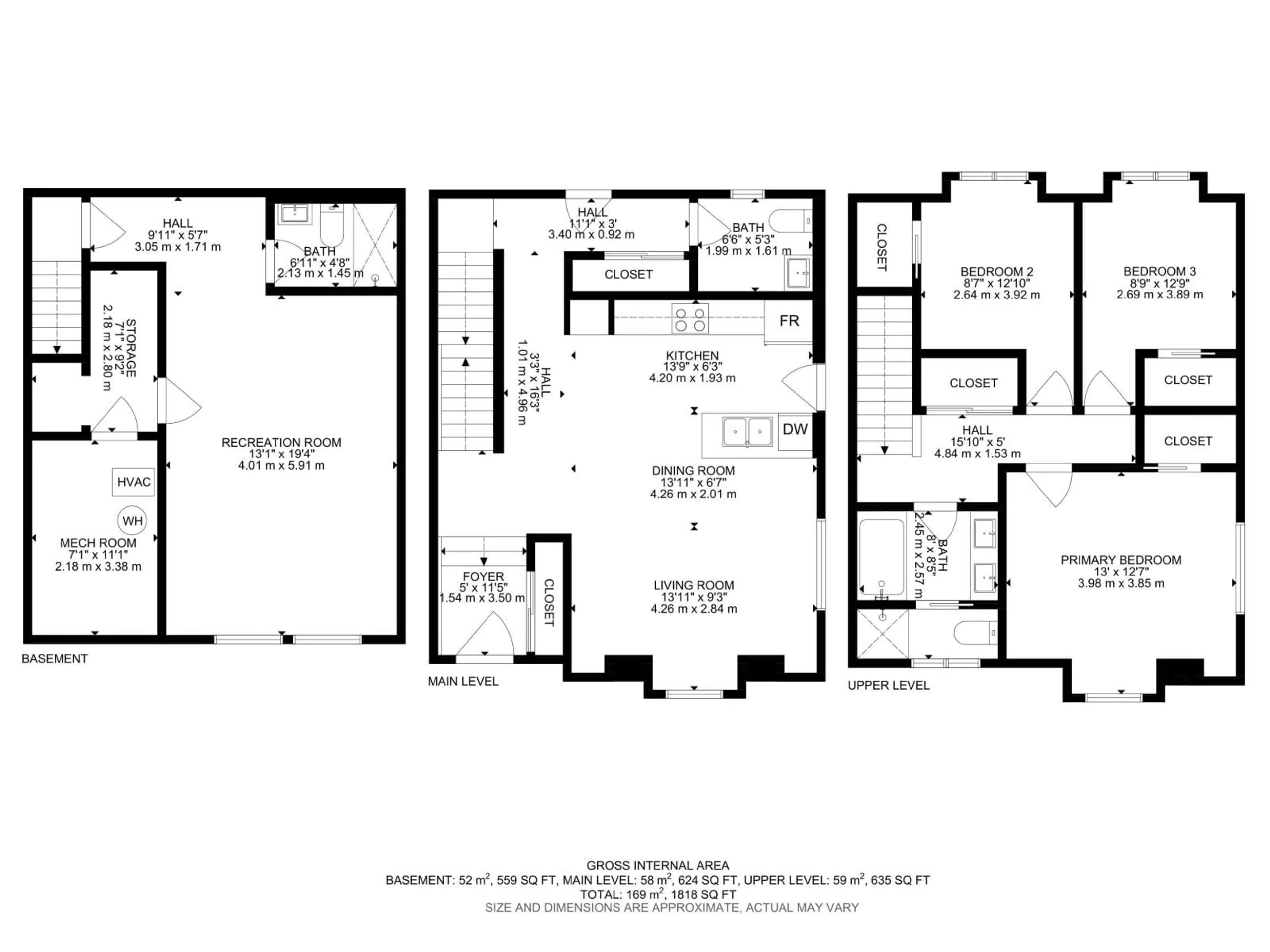 Floor plan for 11638 122 ST, Edmonton Alberta T5M2A3