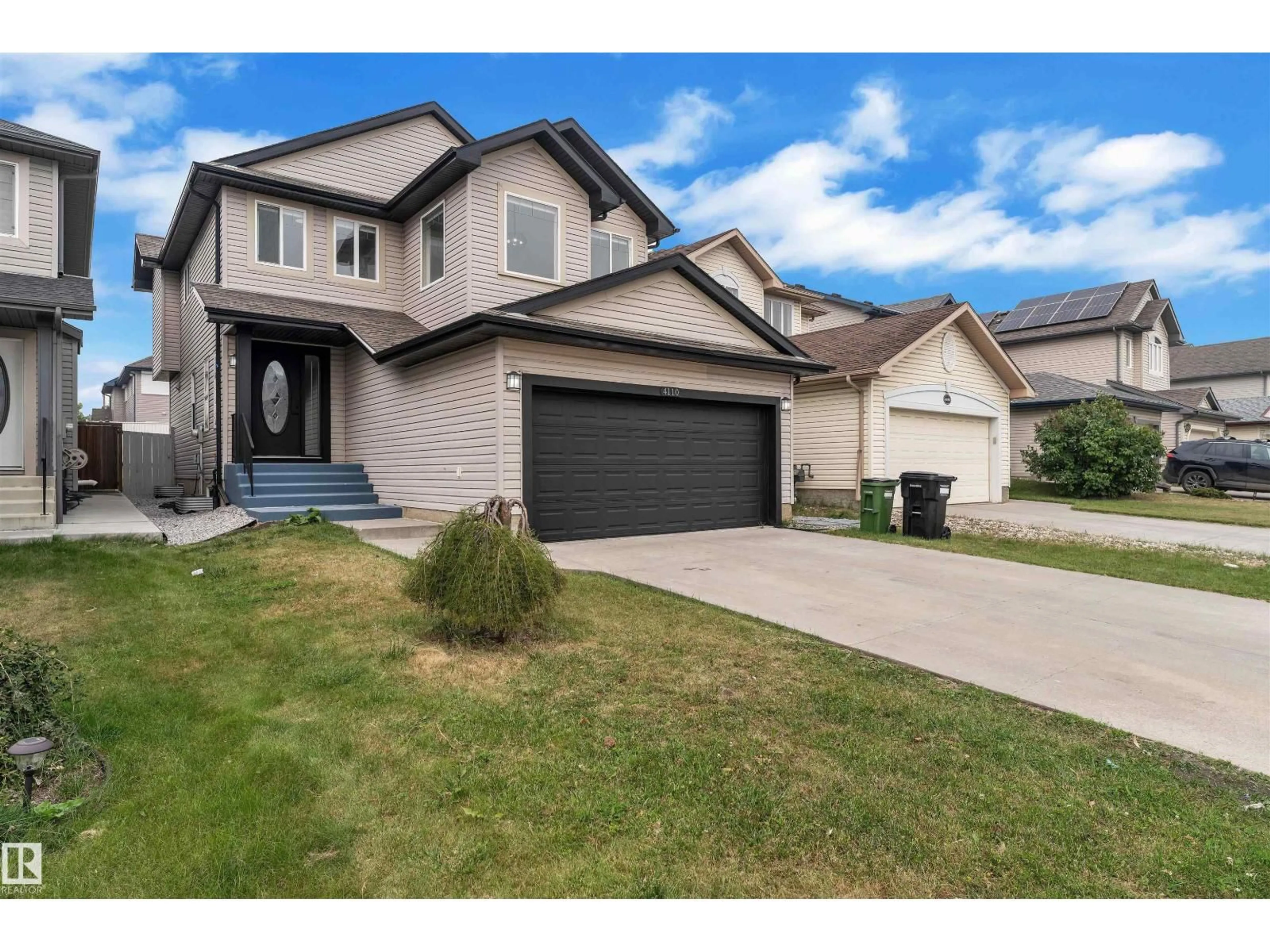 Home with brick exterior material, street for 4110 157A AV, Edmonton Alberta T5Y0A4
