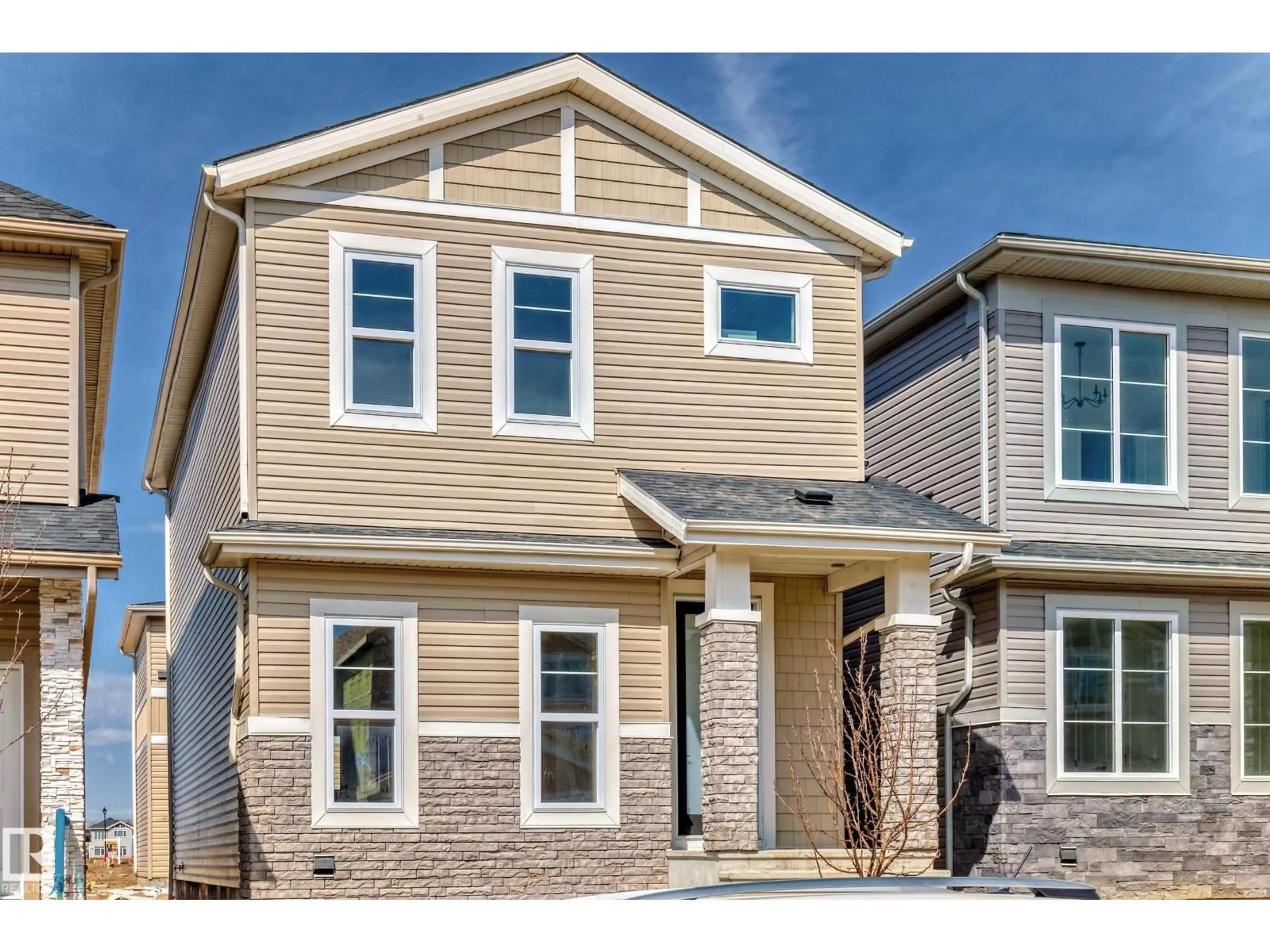 Home with brick exterior material, street for 3520 42 AV, Beaumont Alberta T4X3B3