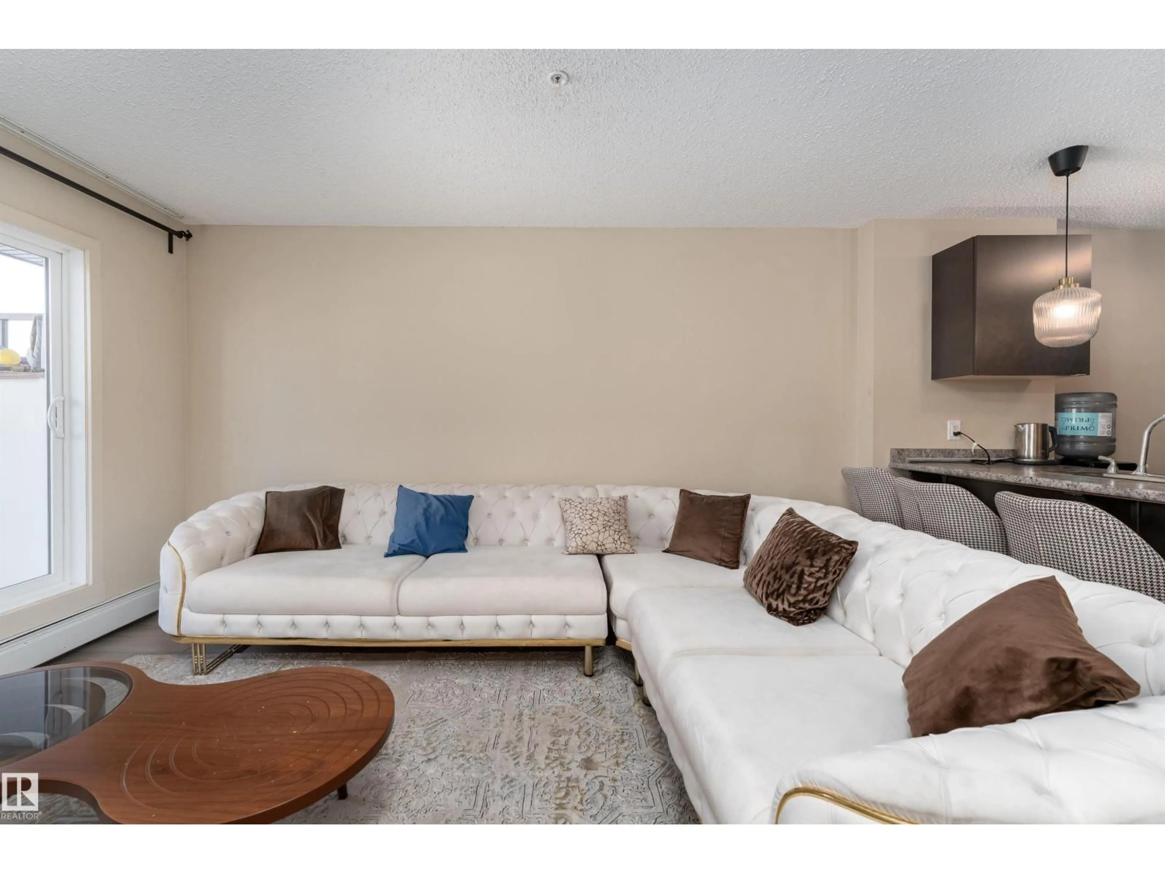 Living room with furniture, unknown for #205 - 340 WINDERMERE RD, Edmonton Alberta T6W2P2