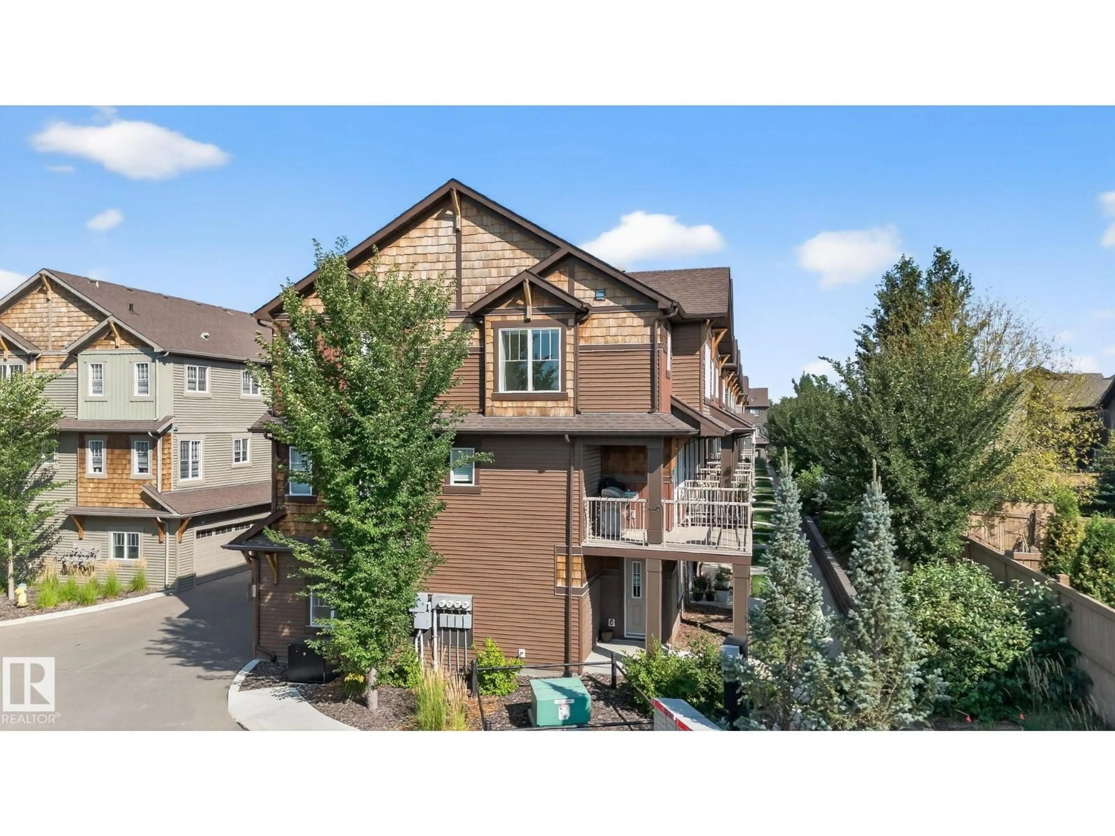 A pic from outside/outdoor area/front of a property/back of a property/a pic from drone, unknown for 10 - 1005 GRAYDON HILL BV, Edmonton Alberta T6W3J5