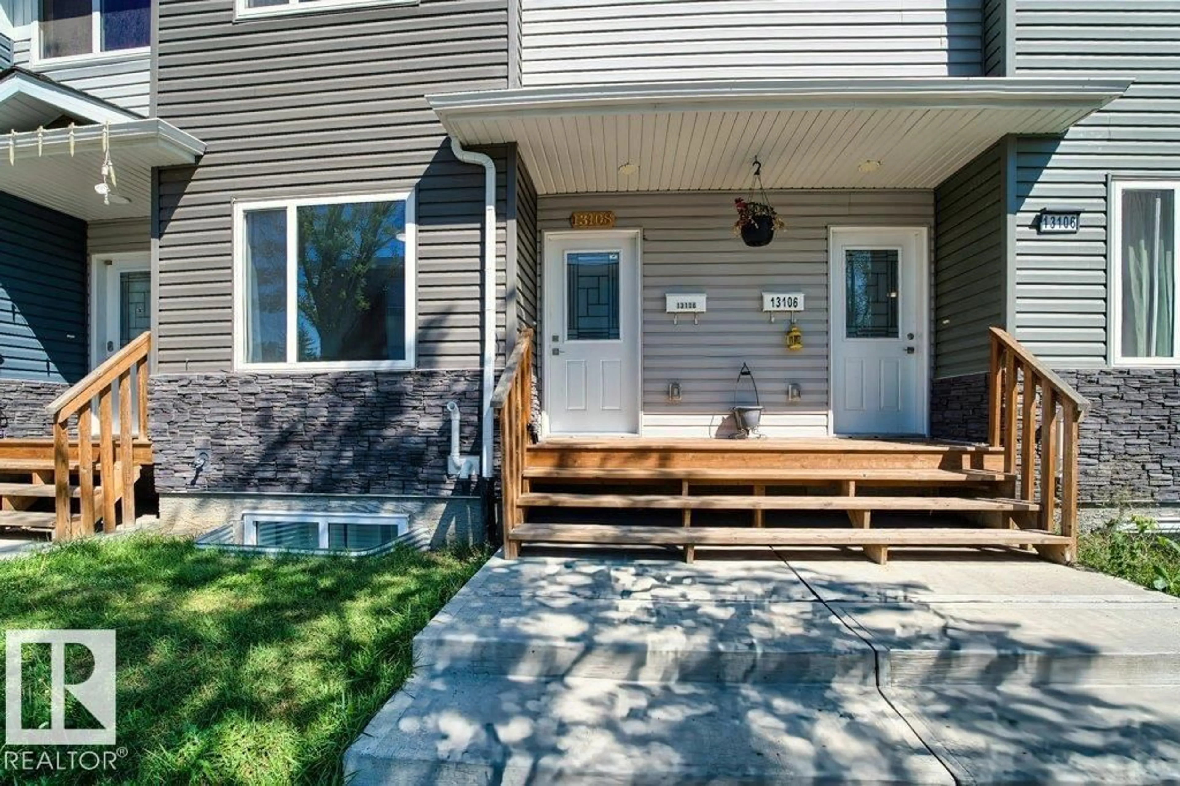 Patio, street for 13108 112 AV, Edmonton Alberta T5M2R6
