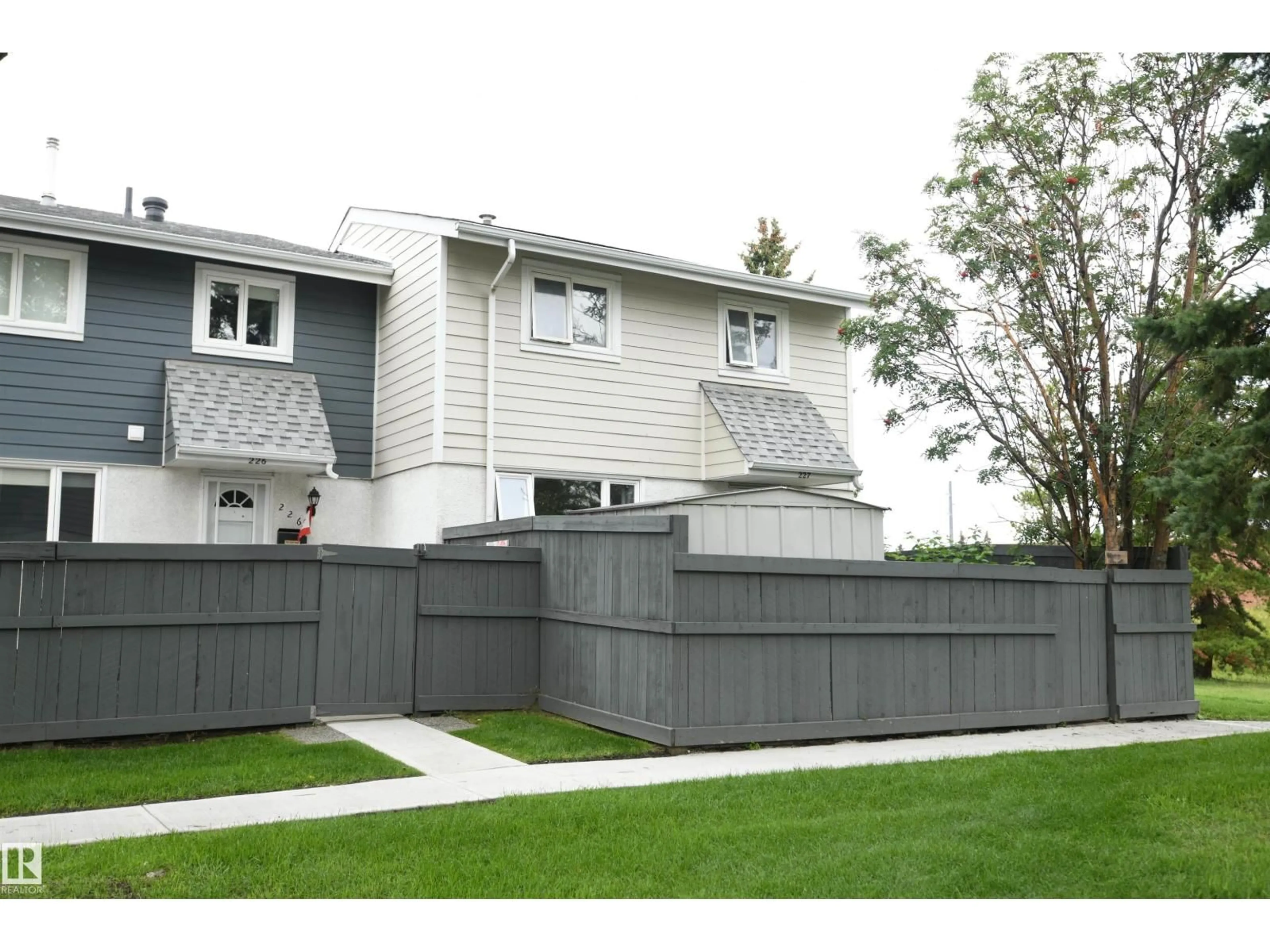 Home with vinyl exterior material, street for NW - 227 CALLINGWOOD TWO TW, Edmonton Alberta T5T1A3