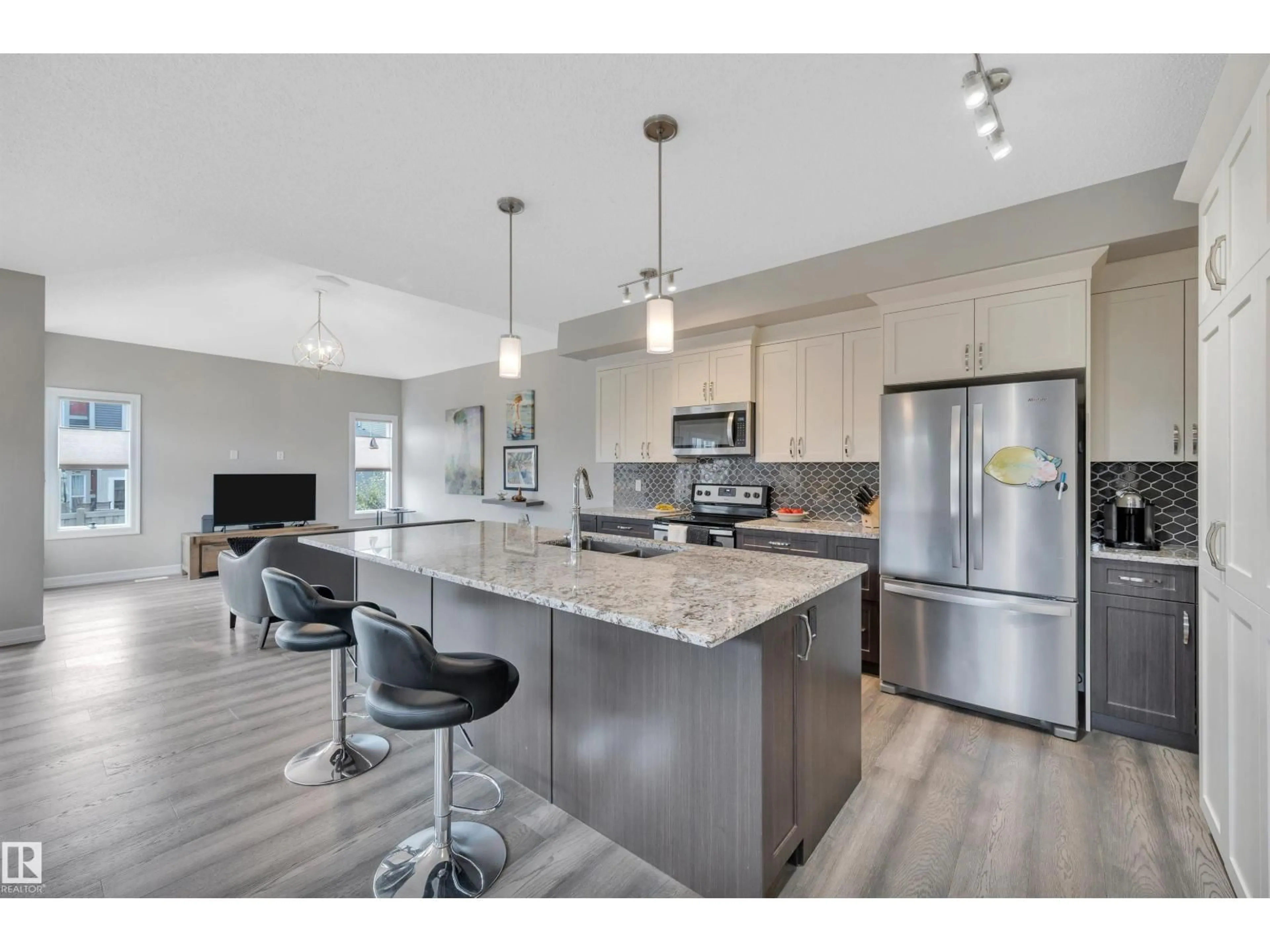 Open concept kitchen, unknown for NW - 8171 226 ST, Edmonton Alberta T5T7G7