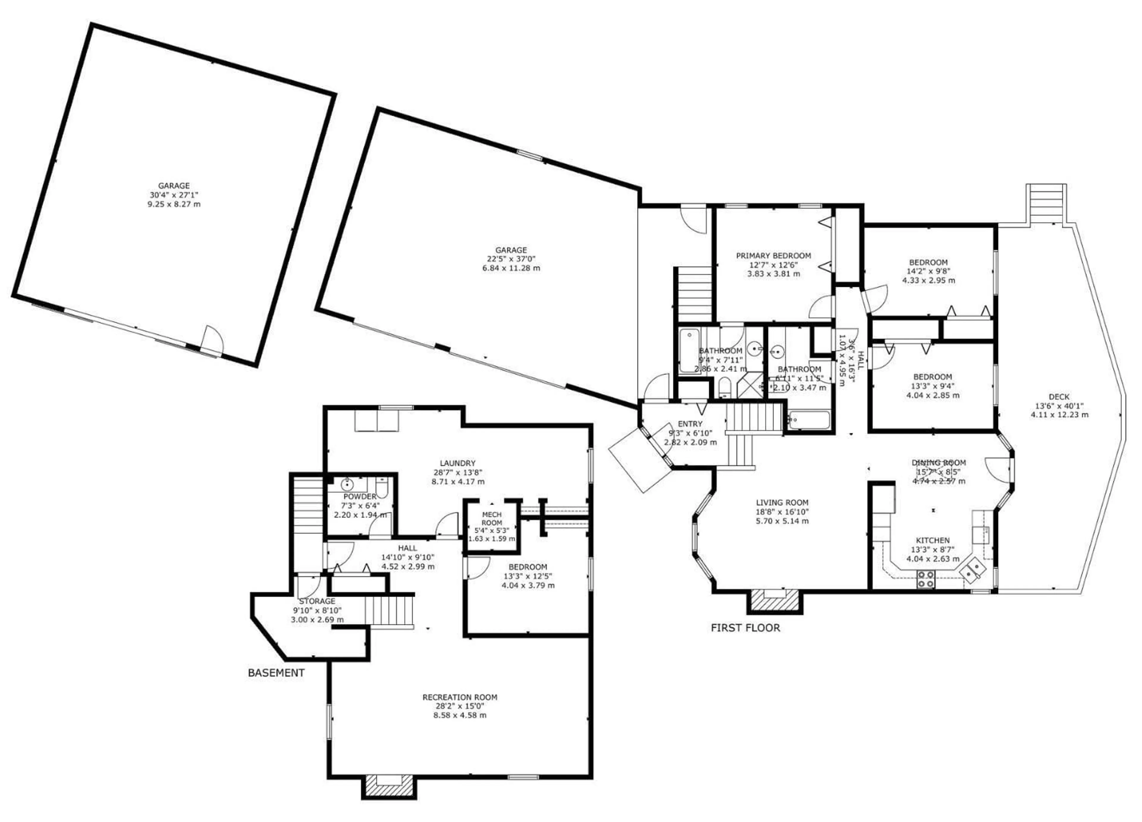 Floor plan for 20 52510 RGE ROAD 20, Rural Parkland County Alberta T7Y2G7