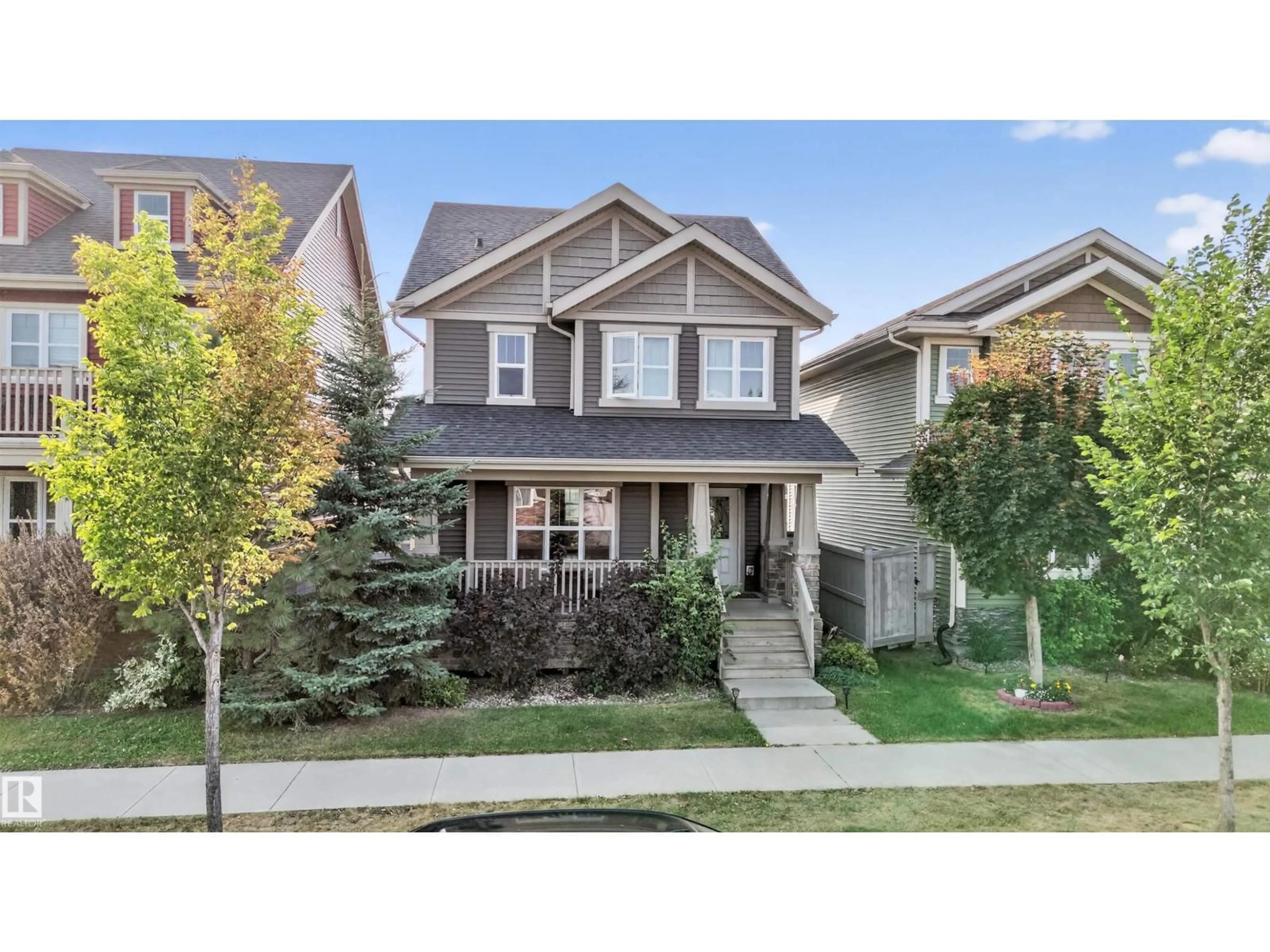 Home with vinyl exterior material, street for 267 GRIESBACH RD, Edmonton Alberta T5E6S5