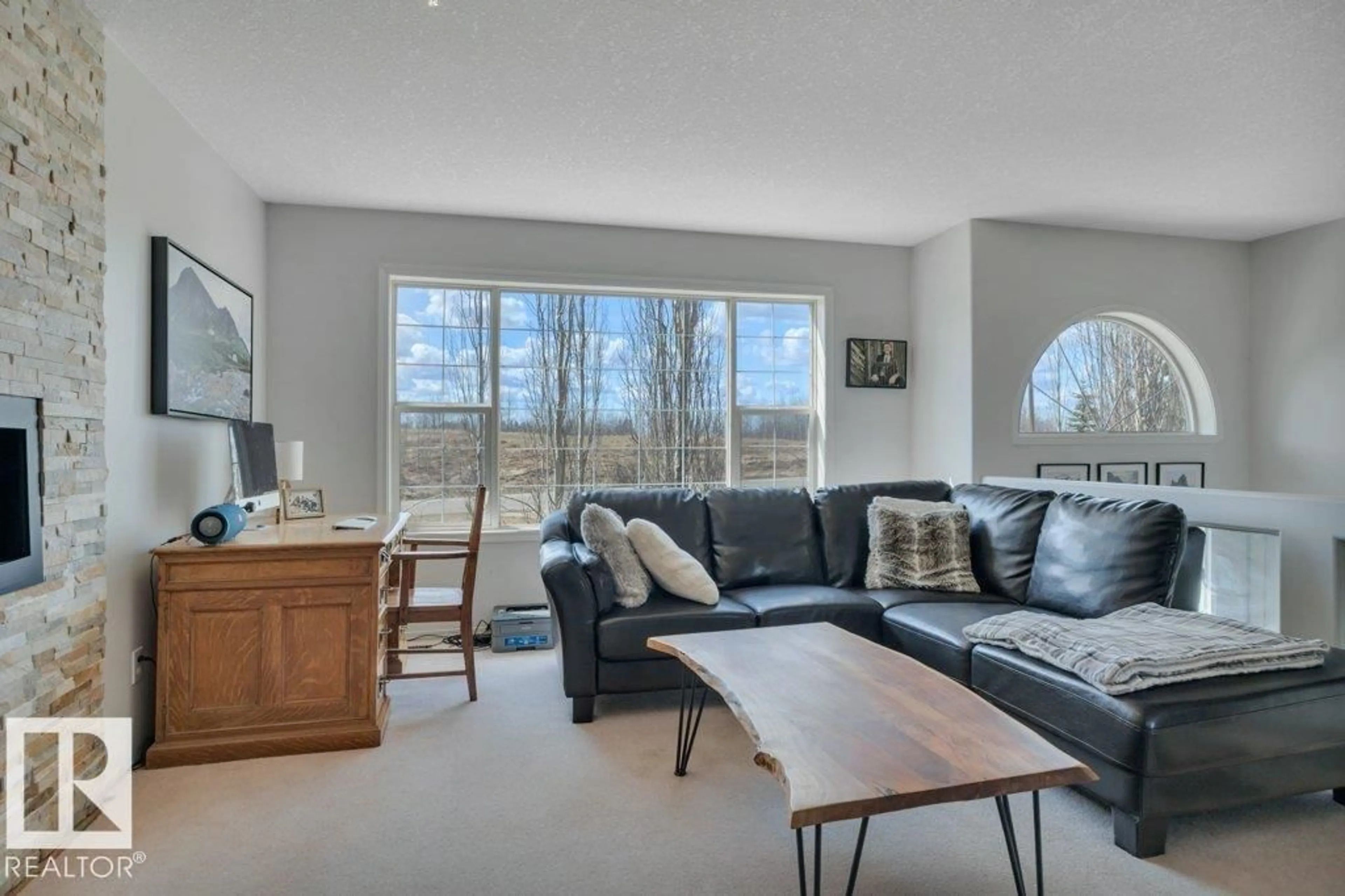 Living room with furniture, unknown for 52411 - 26 RGE RD 214, Rural Strathcona County Alberta T8E2G8