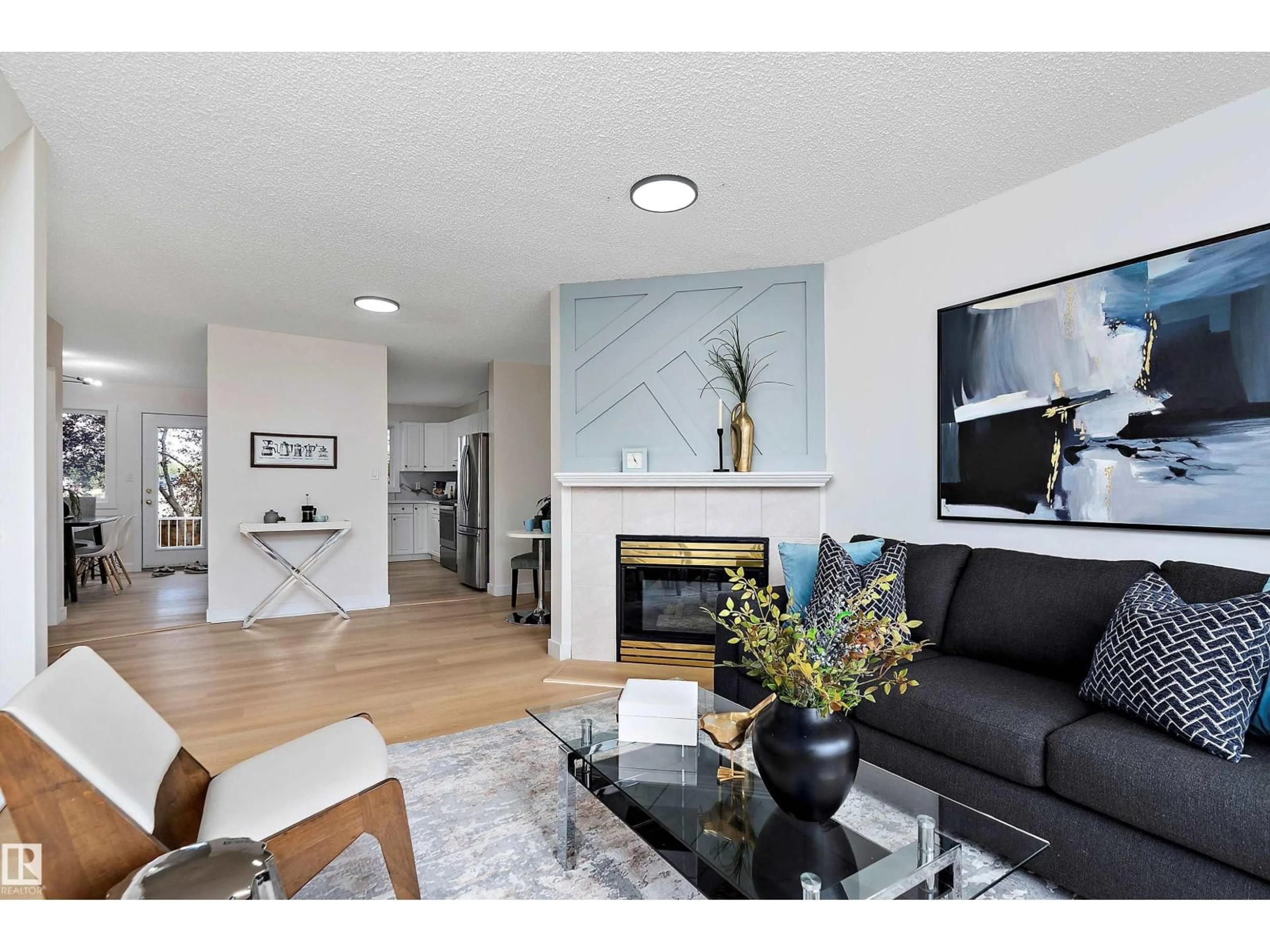 Living room with furniture, unknown for #14 - 11105 9 AV, Edmonton Alberta T6J6Z4