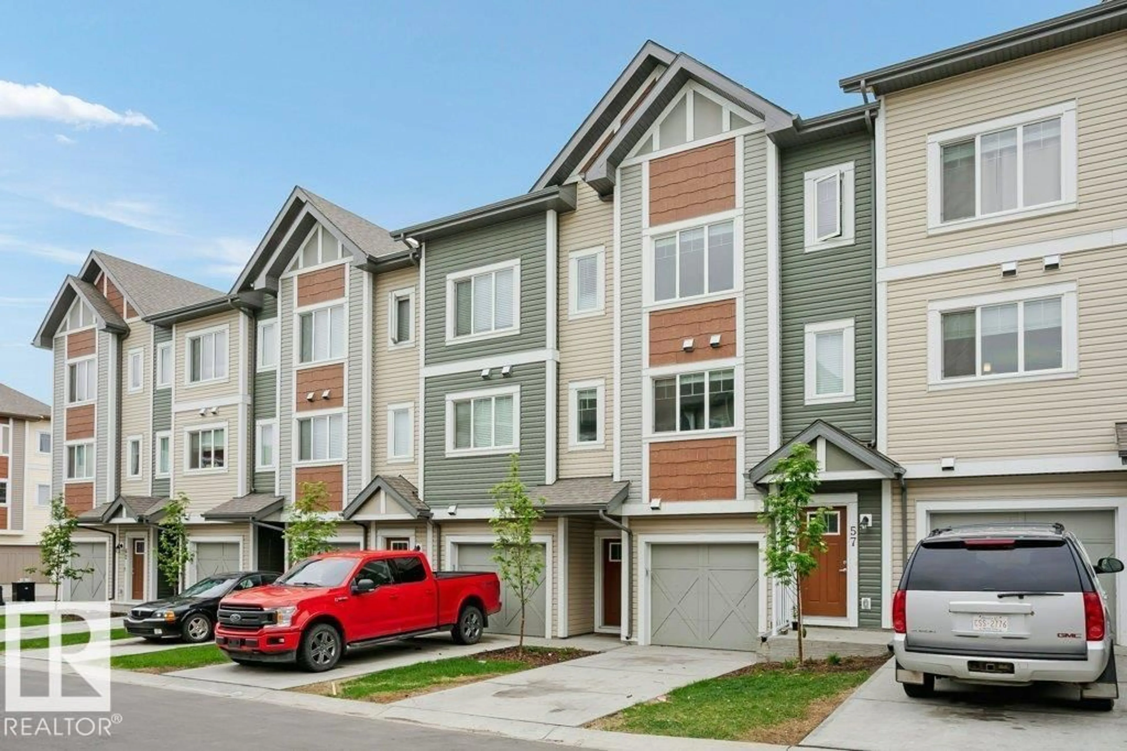 Home with vinyl exterior material, street for #58 - 320 SECORD BV, Edmonton Alberta T5T7E8
