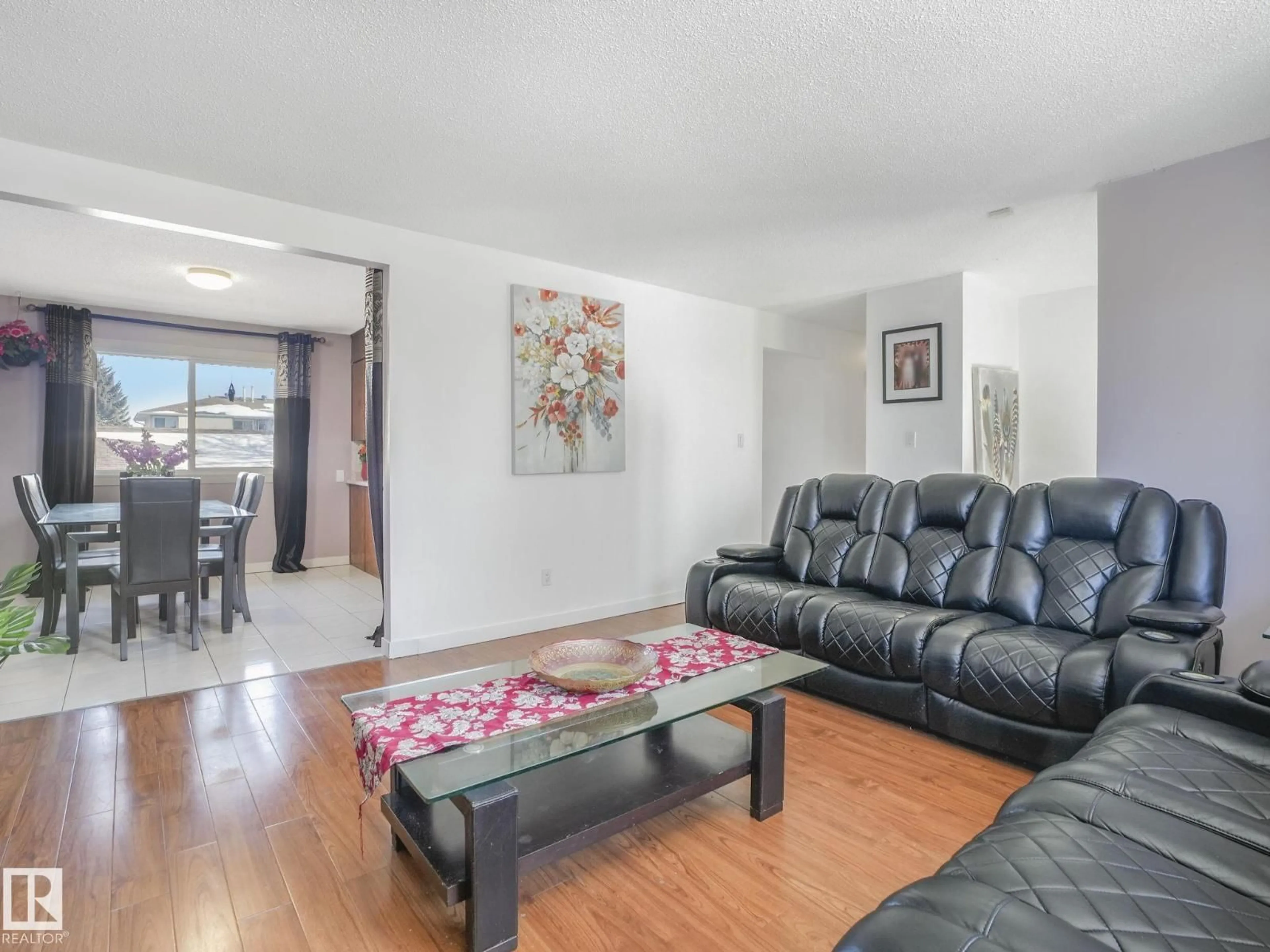 Living room with furniture, unknown for NW - 16531 116 ST, Edmonton Alberta T5X4B2