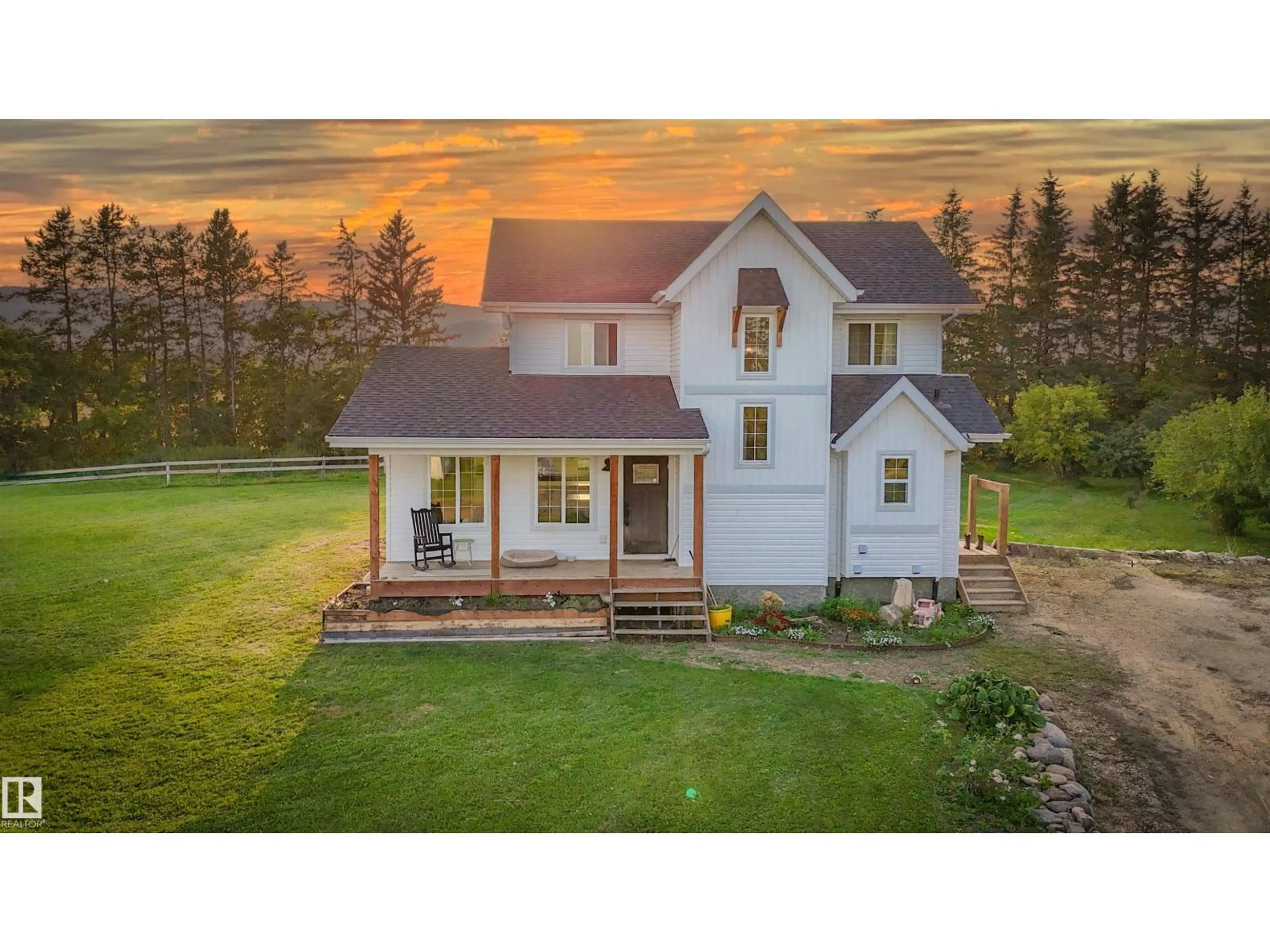 A pic from outside/outdoor area/front of a property/back of a property/a pic from drone, building for 261015 HWY 616, Rural Wetaskiwin County Alberta T0C1Z0