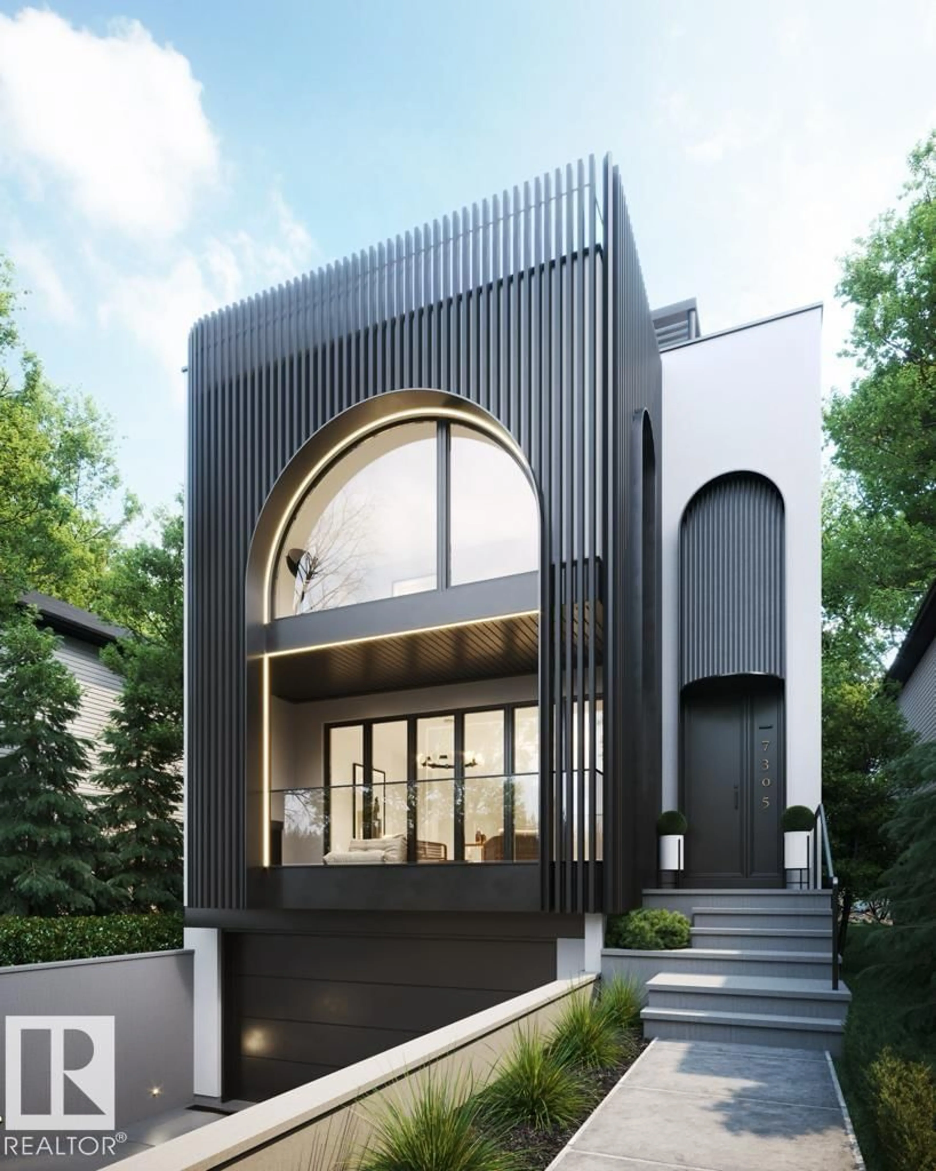 Home with brick exterior material, building for NW - 7305A 155 ST, Edmonton Alberta T5R1V4
