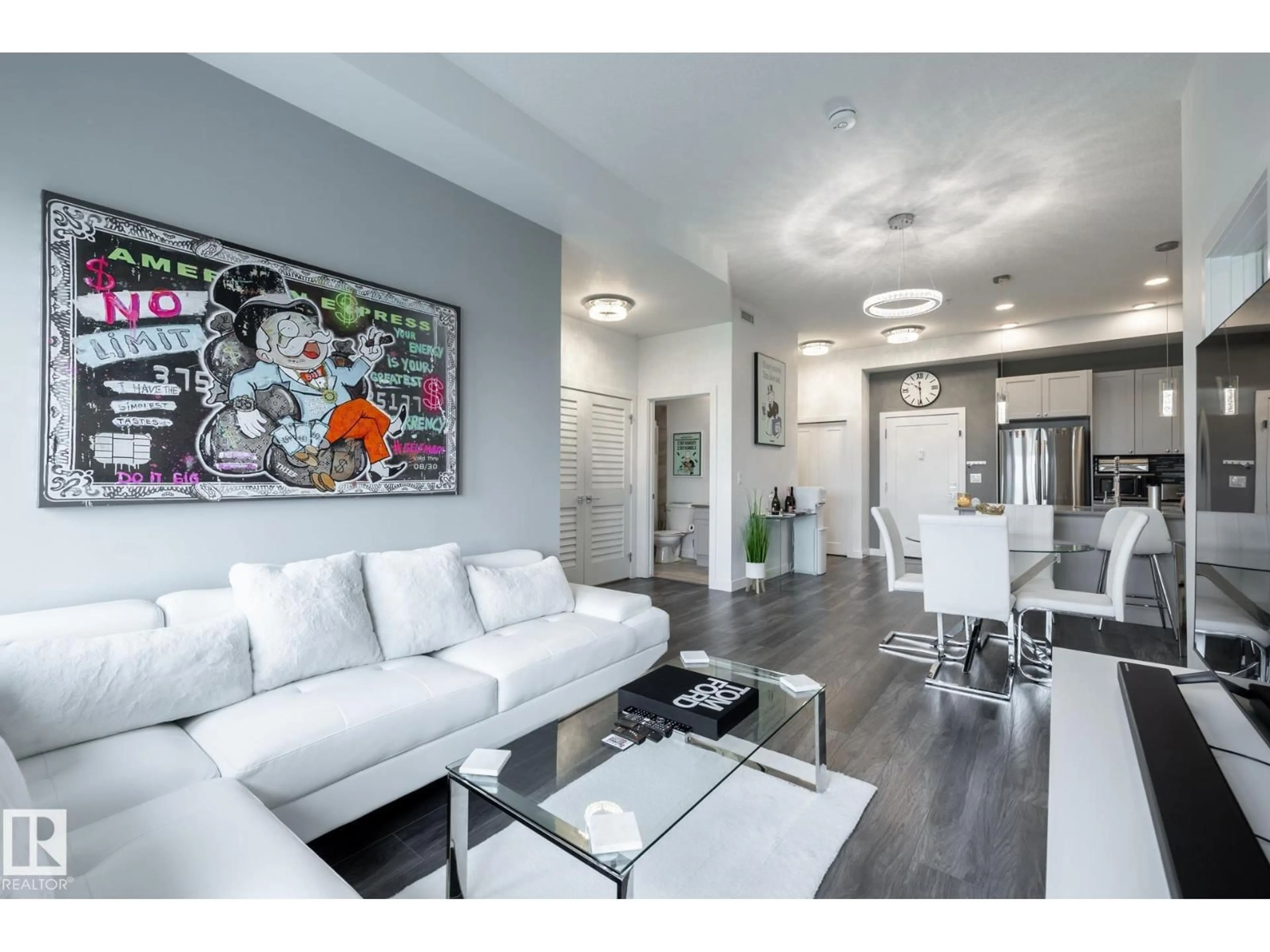 Living room with furniture, unknown for 505 - 1316 WINDERMERE WY, Edmonton Alberta T6W2J3