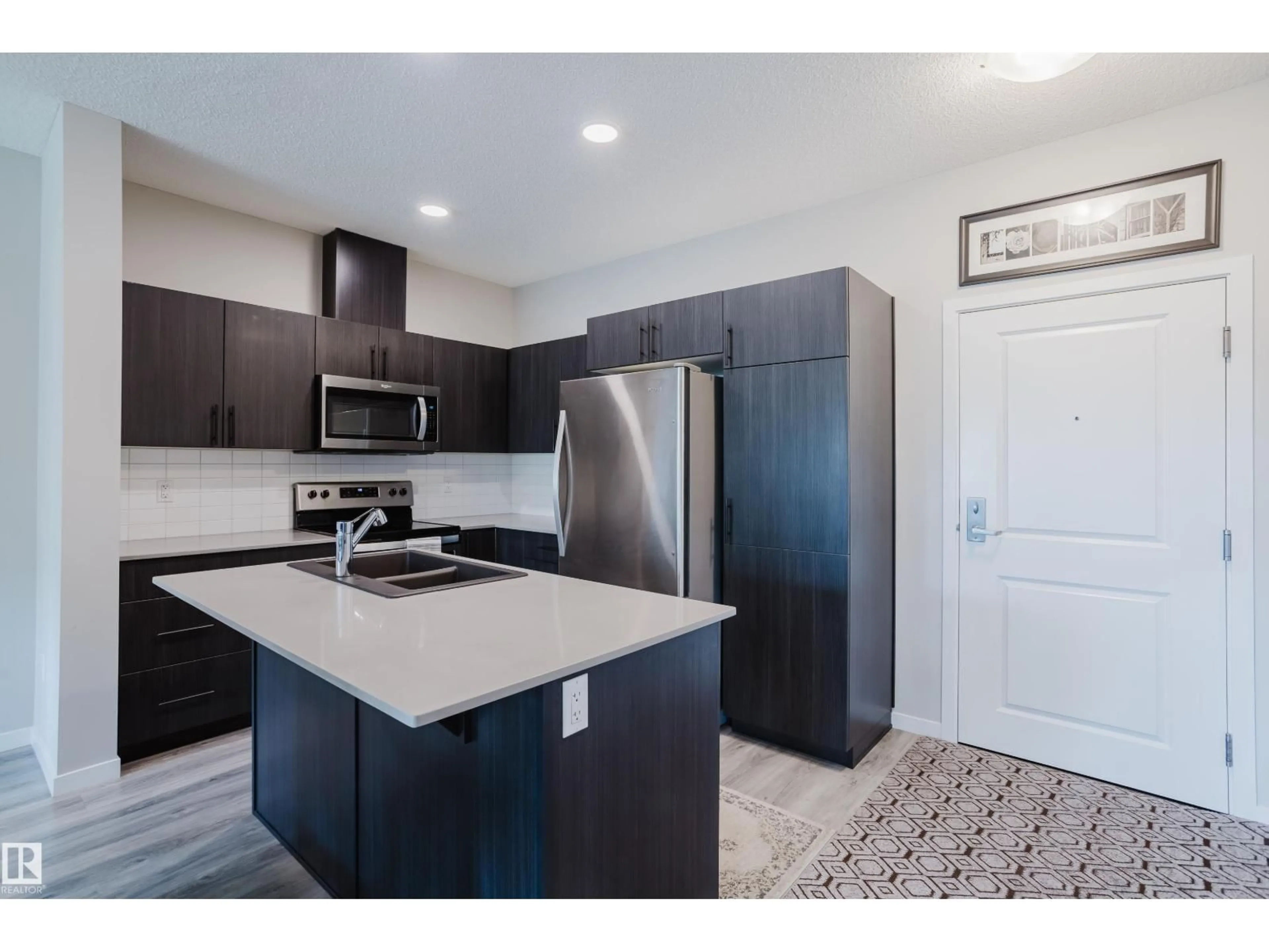 Open concept kitchen, ceramic/tile floor for #152 - 1818 RUTHERFORD RD, Edmonton Alberta T6W2K6