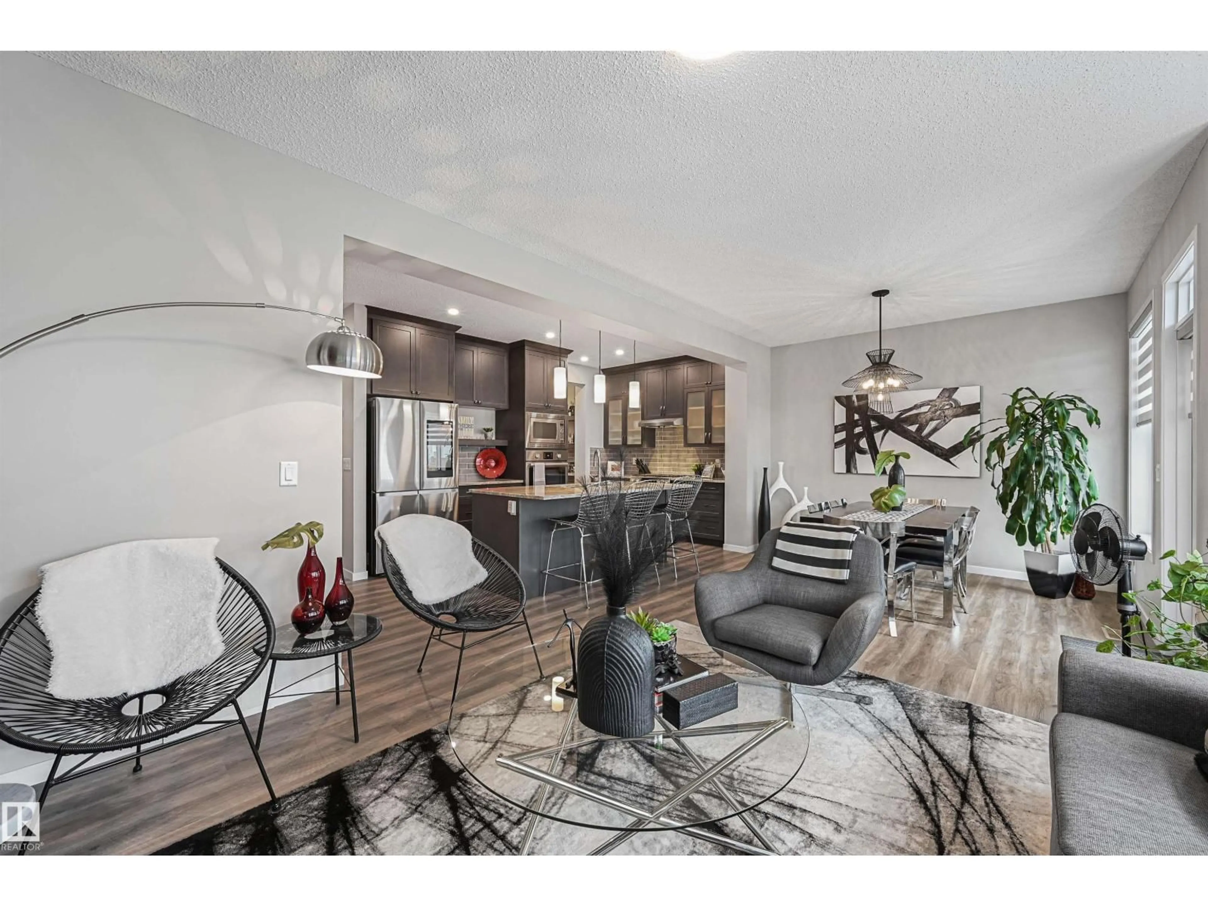 Open concept kitchen, unknown for SW - 1914 159 ST, Edmonton Alberta T6W4X7