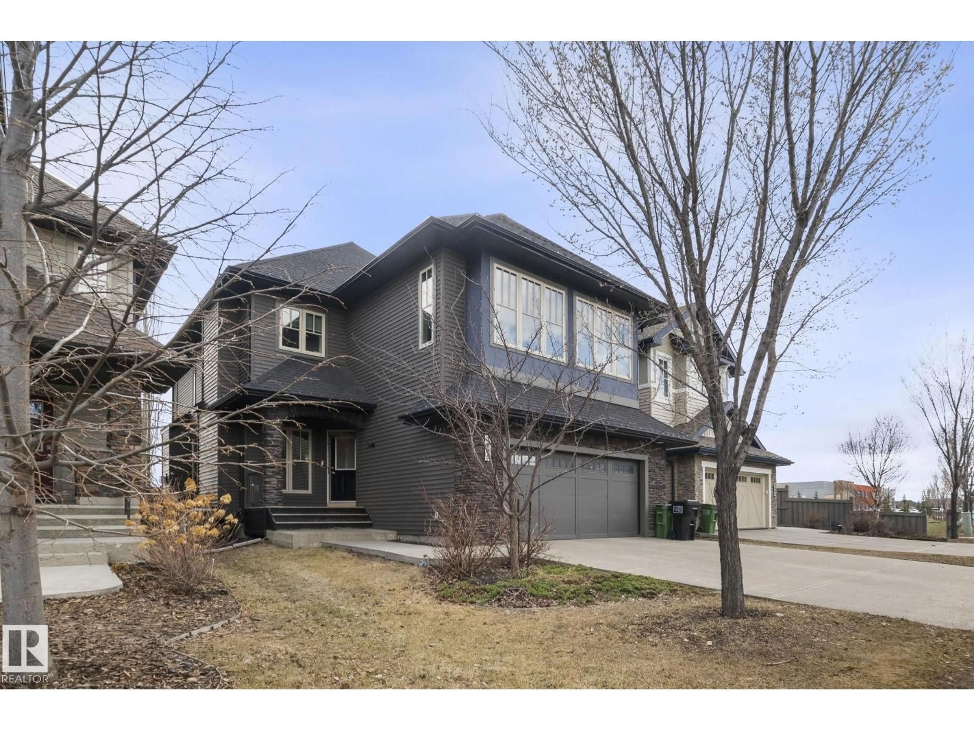 Home with brick exterior material, street for 3695 ALLAN DR, Edmonton Alberta T6W2K3