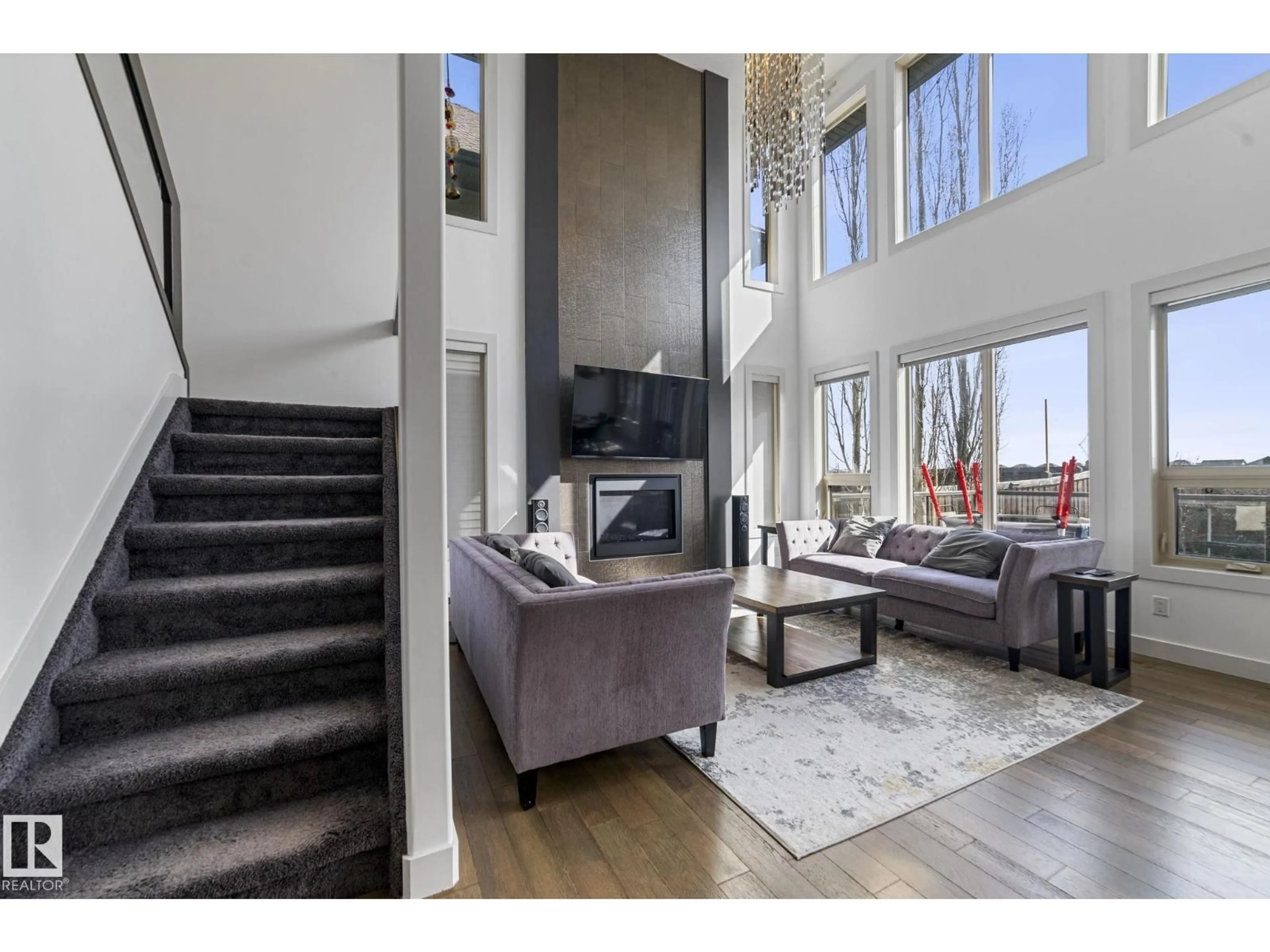 Living room with furniture, unknown for 3695 ALLAN DR, Edmonton Alberta T6W2K3