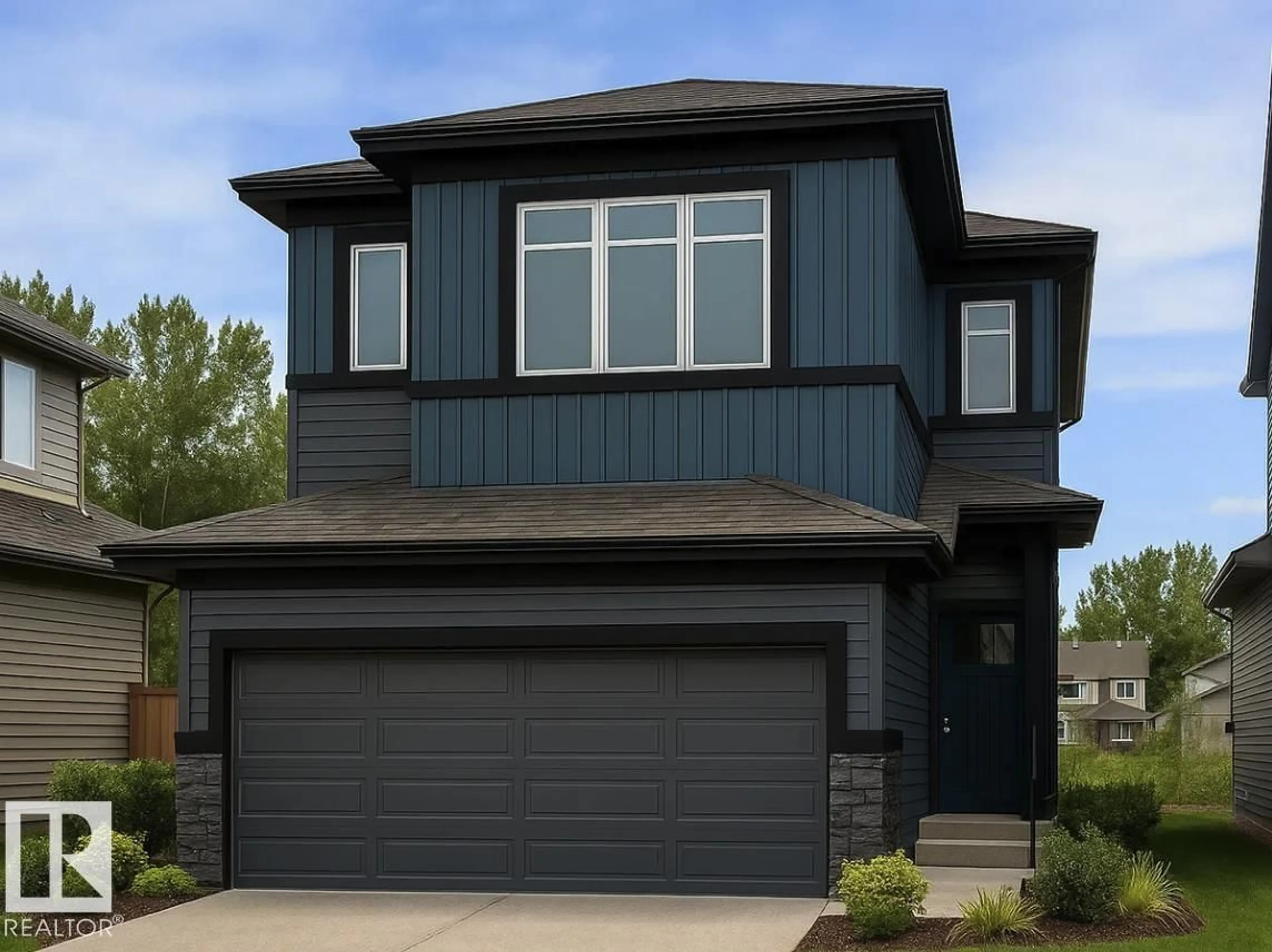 Home with vinyl exterior material, street for 147 CATRIA PT, Sherwood Park Alberta T8H3B1