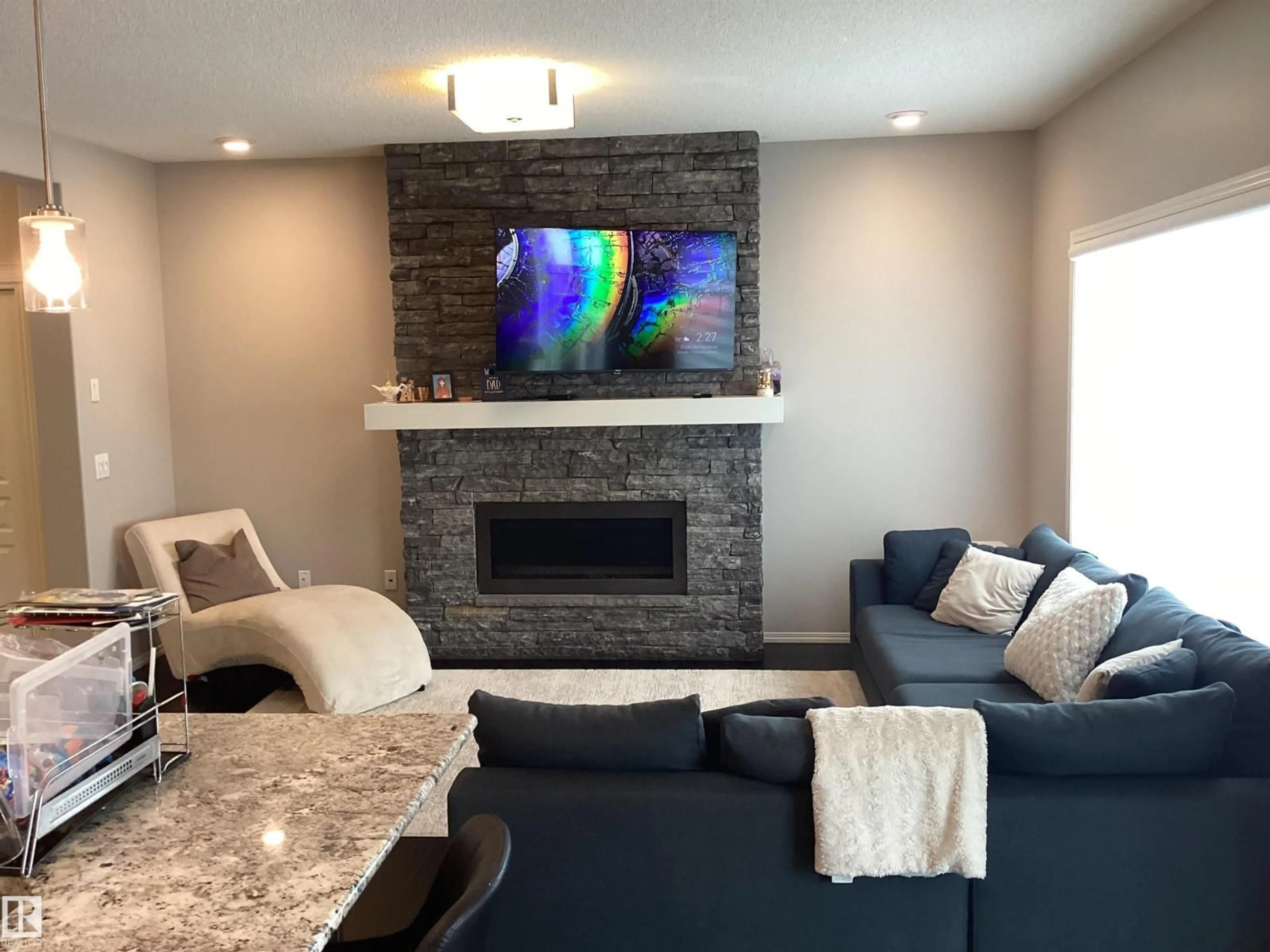 Living room with furniture, unknown for 17135 47 ST, Edmonton Alberta T5Y3P4