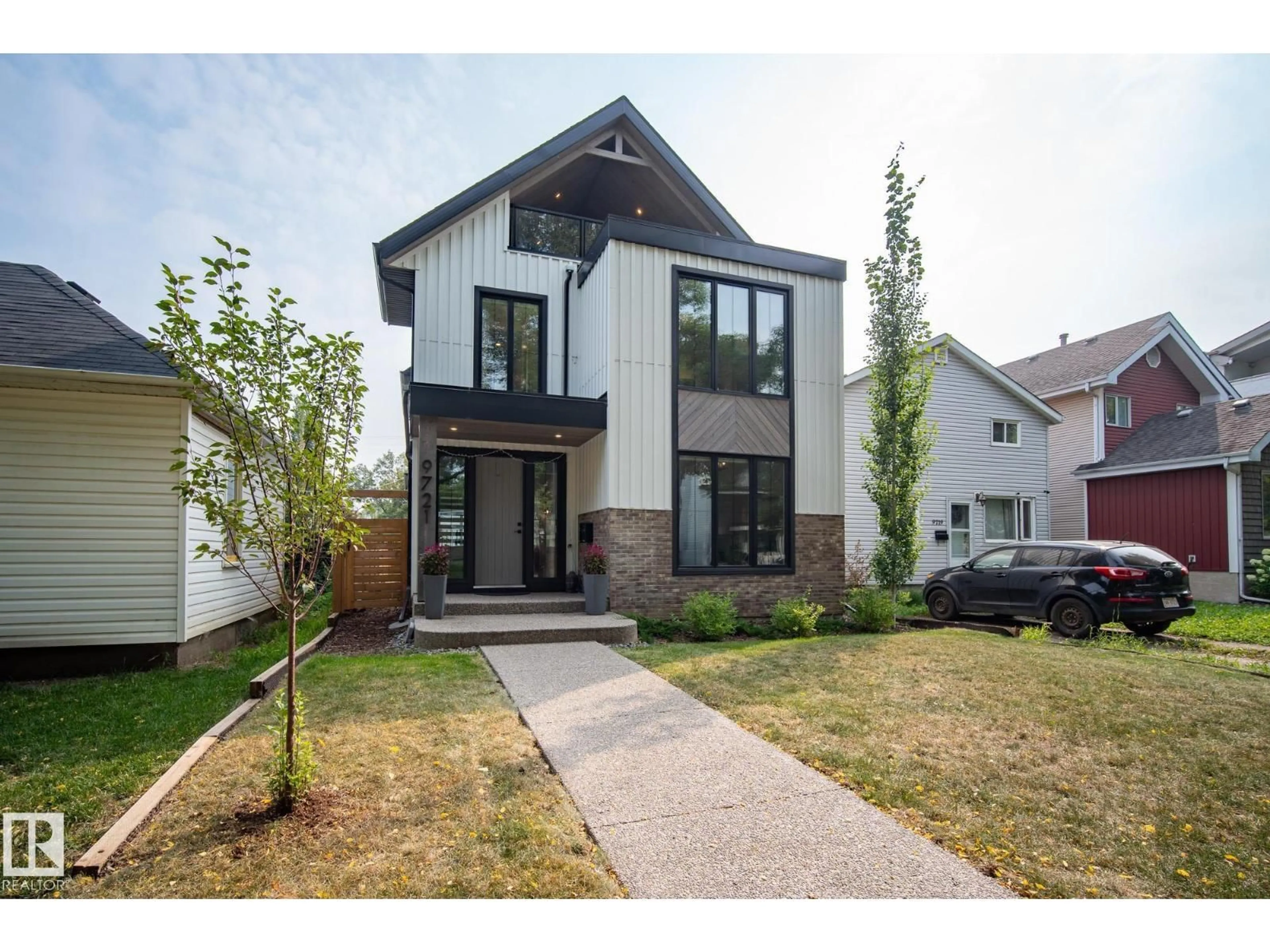 Home with brick exterior material, street for 9721 96 ST, Edmonton Alberta T6C3Z4
