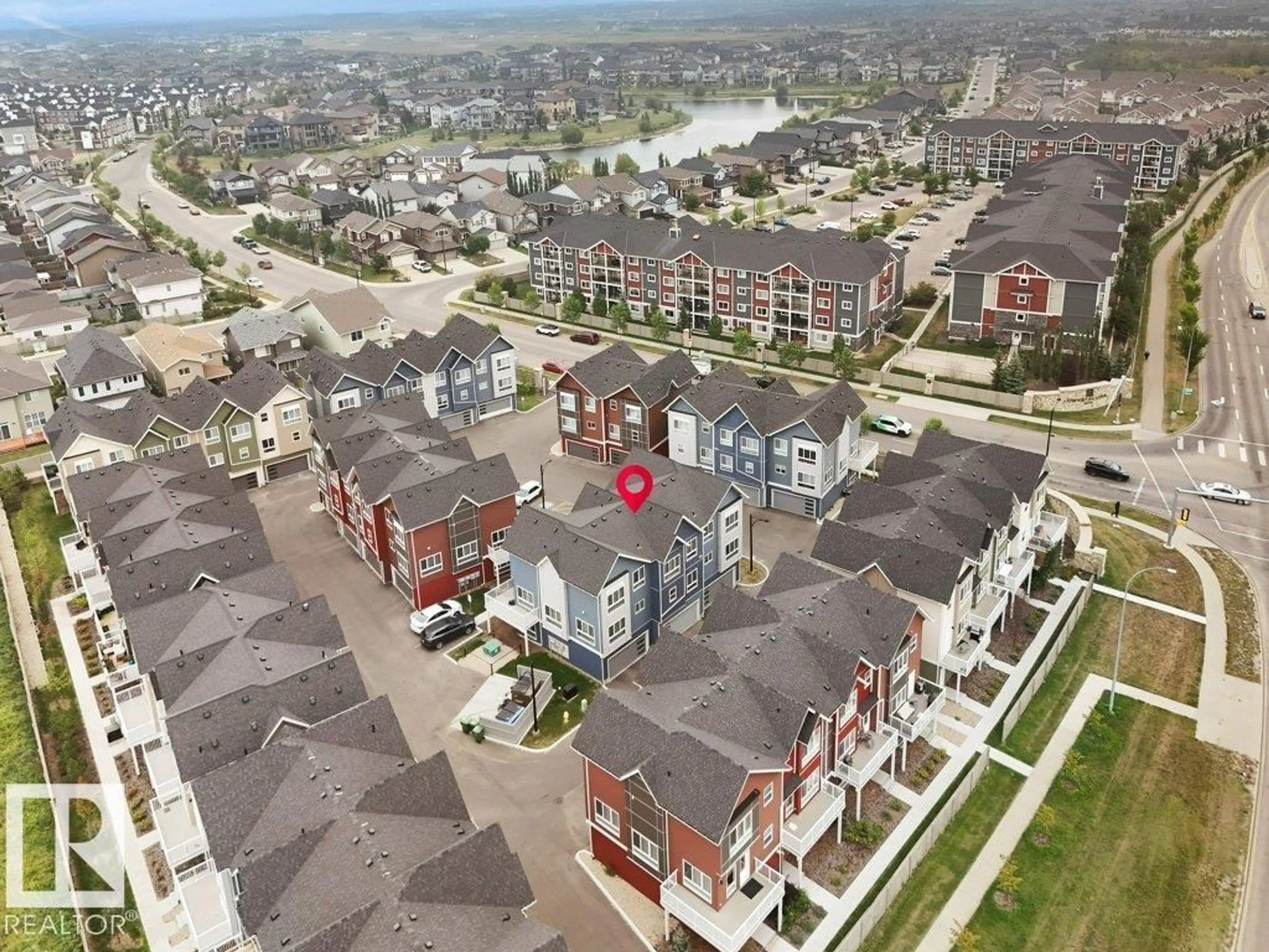 A pic from outside/outdoor area/front of a property/back of a property/a pic from drone, unknown for 979 - 38 CRYSTALLINA NERA WY, Edmonton Alberta T5Z0S3