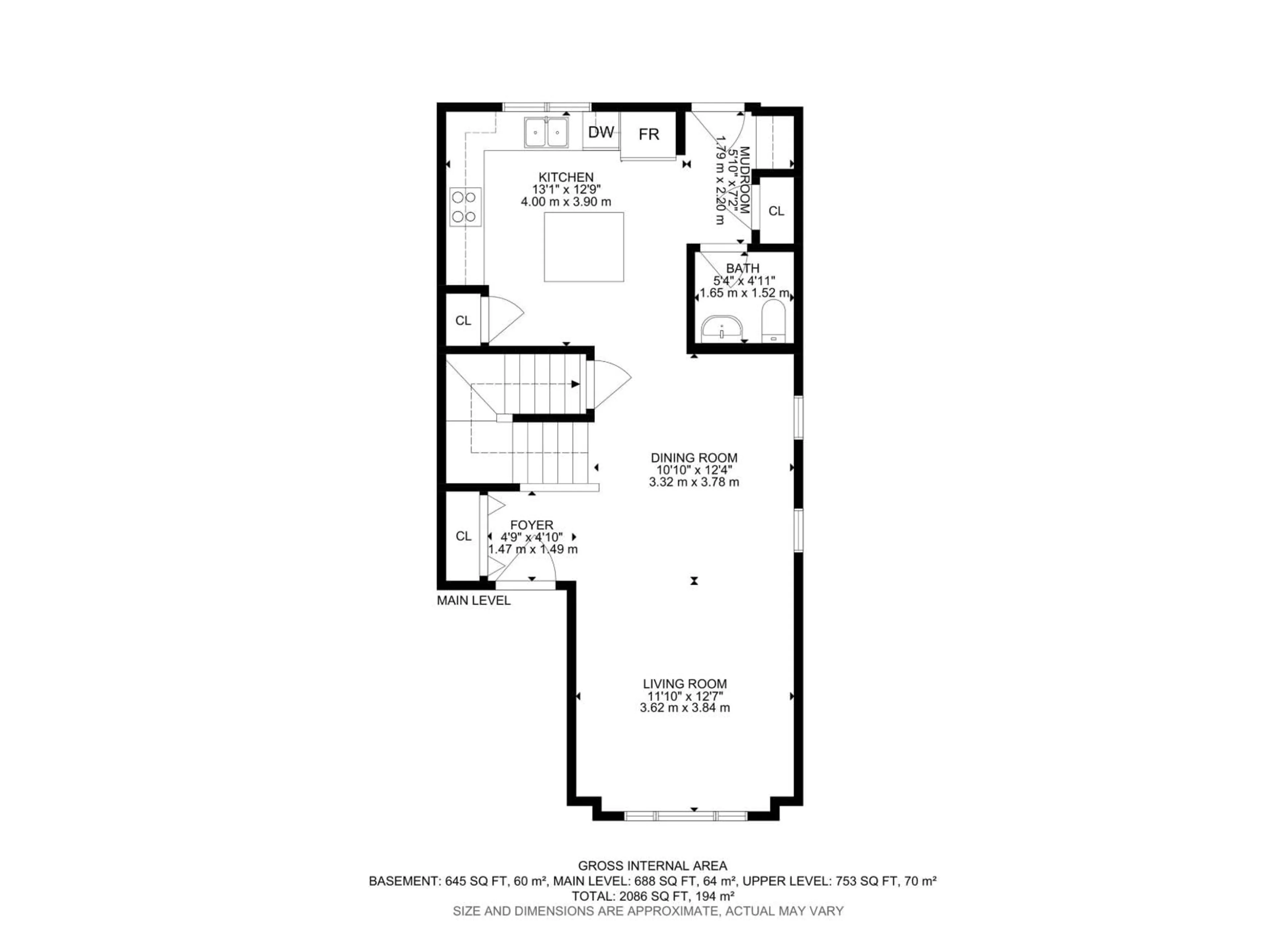 Floor plan for 8085 CHAPPELLE WY, Edmonton Alberta T6W3L7