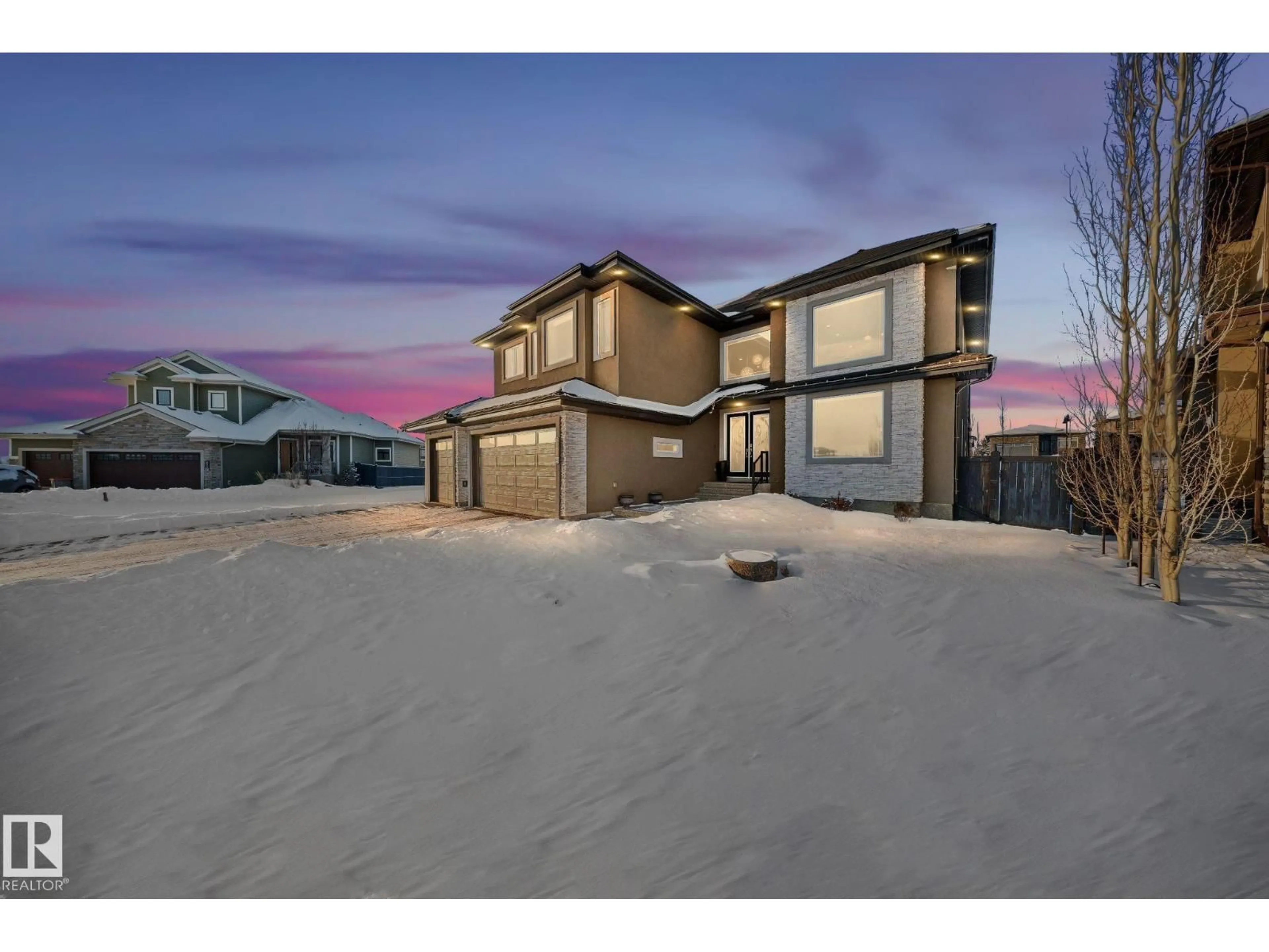 A pic from outside/outdoor area/front of a property/back of a property/a pic from drone, street for 3028 59 AV, Rural Leduc County Alberta T4X0X9