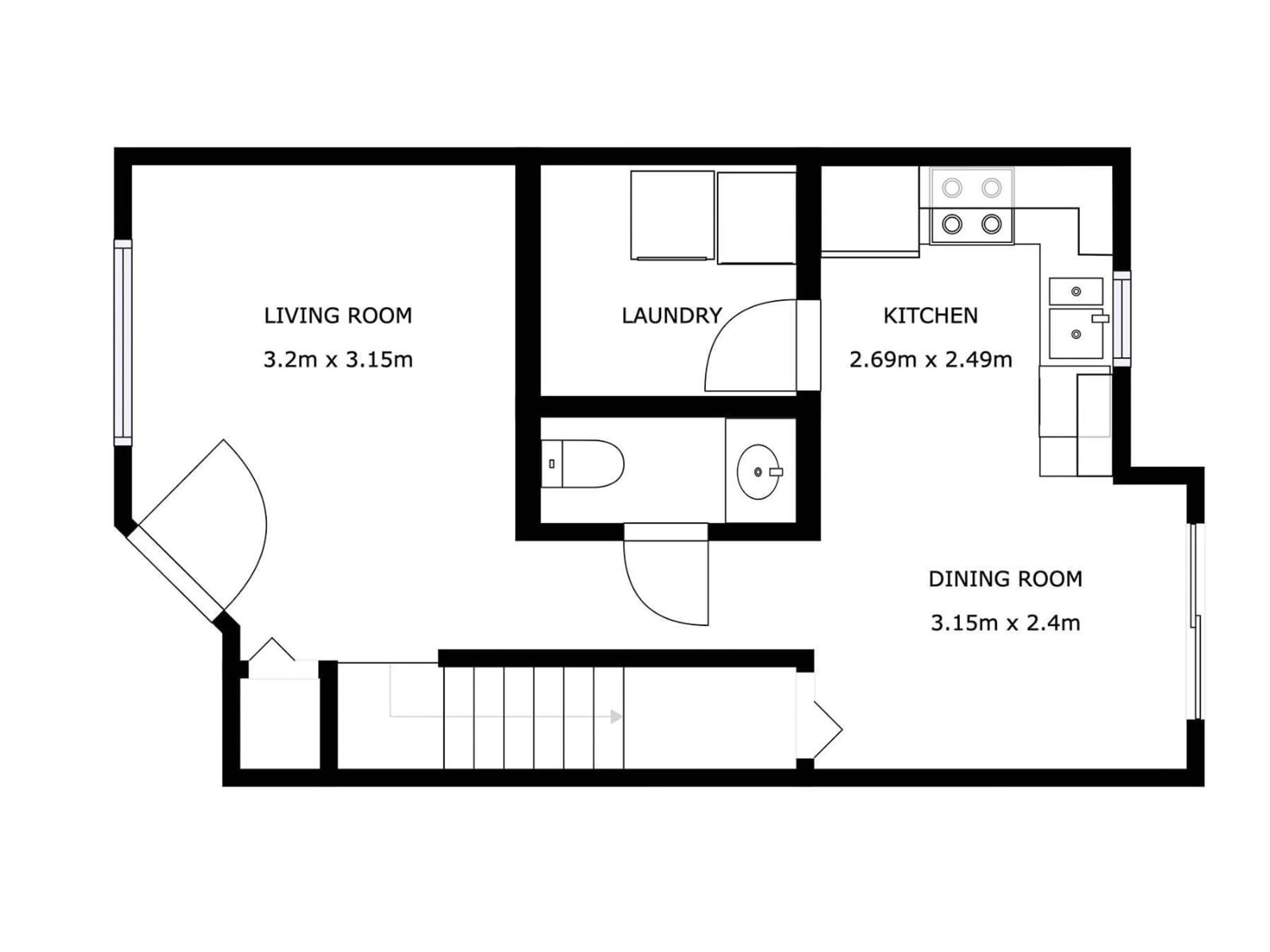 Floor plan for 1305 - 610 KING ST, Spruce Grove Alberta T7X4J9