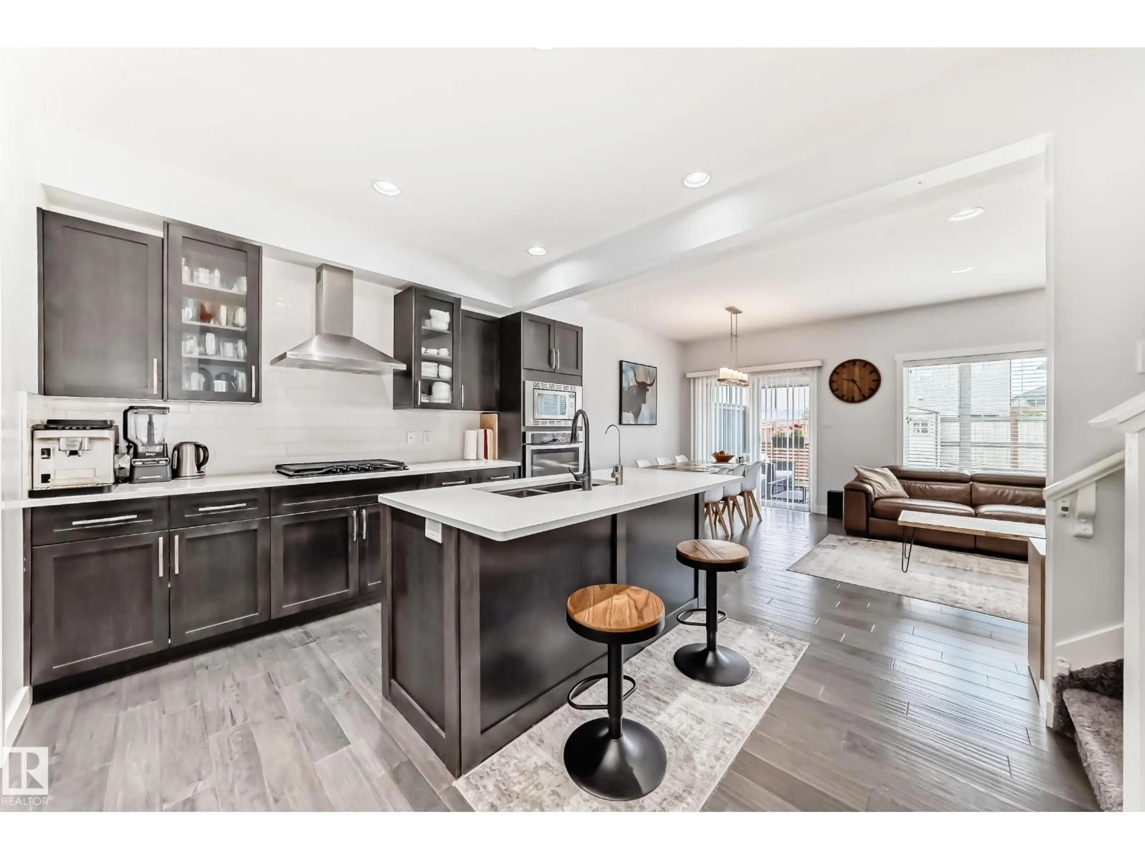 Open concept kitchen, unknown for 20725 99A AV, Edmonton Alberta T5T7G4