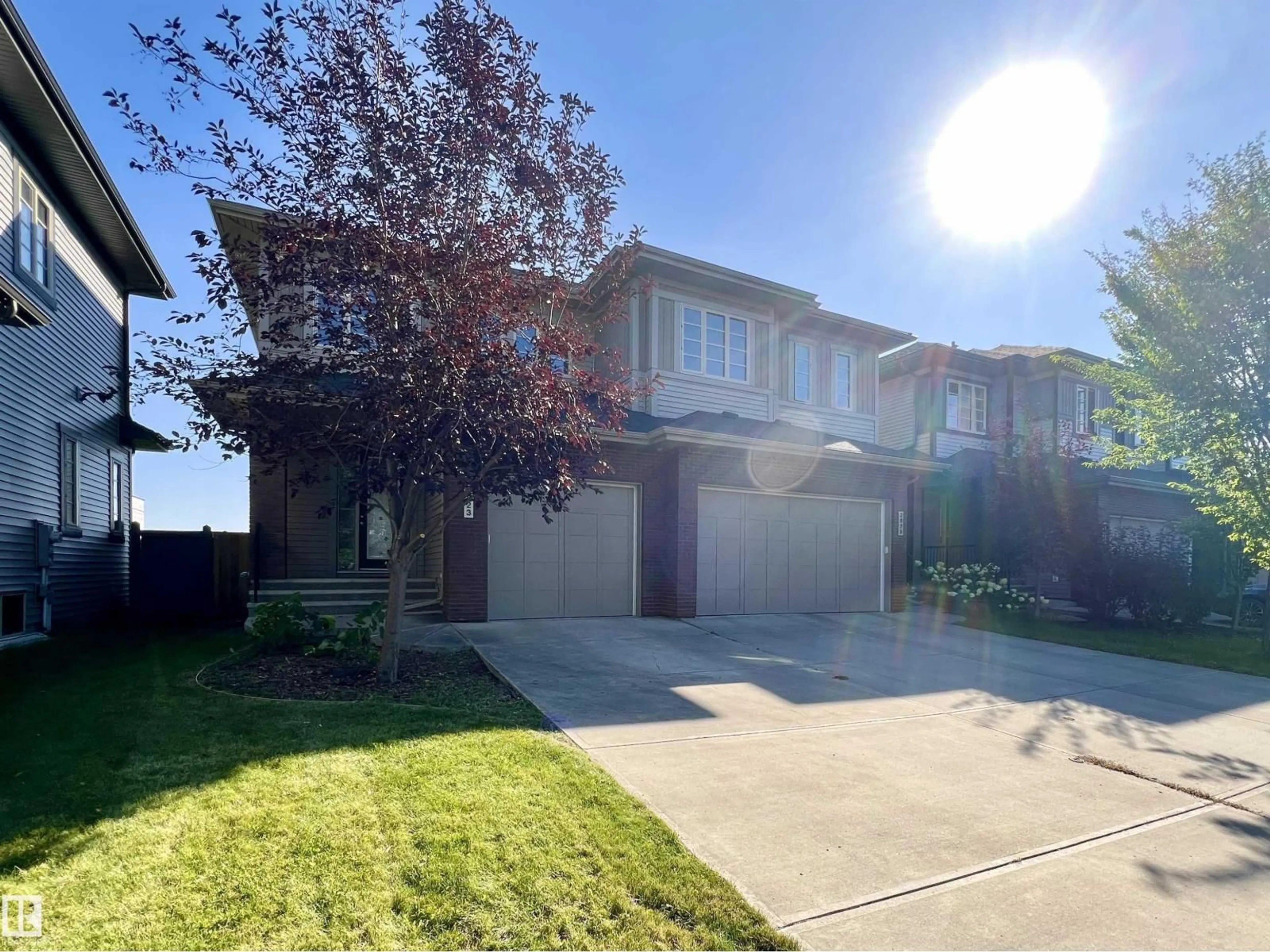 A pic from outside/outdoor area/front of a property/back of a property/a pic from drone, street for SW - 2923 ANDERSON CO, Edmonton Alberta T6W2N3