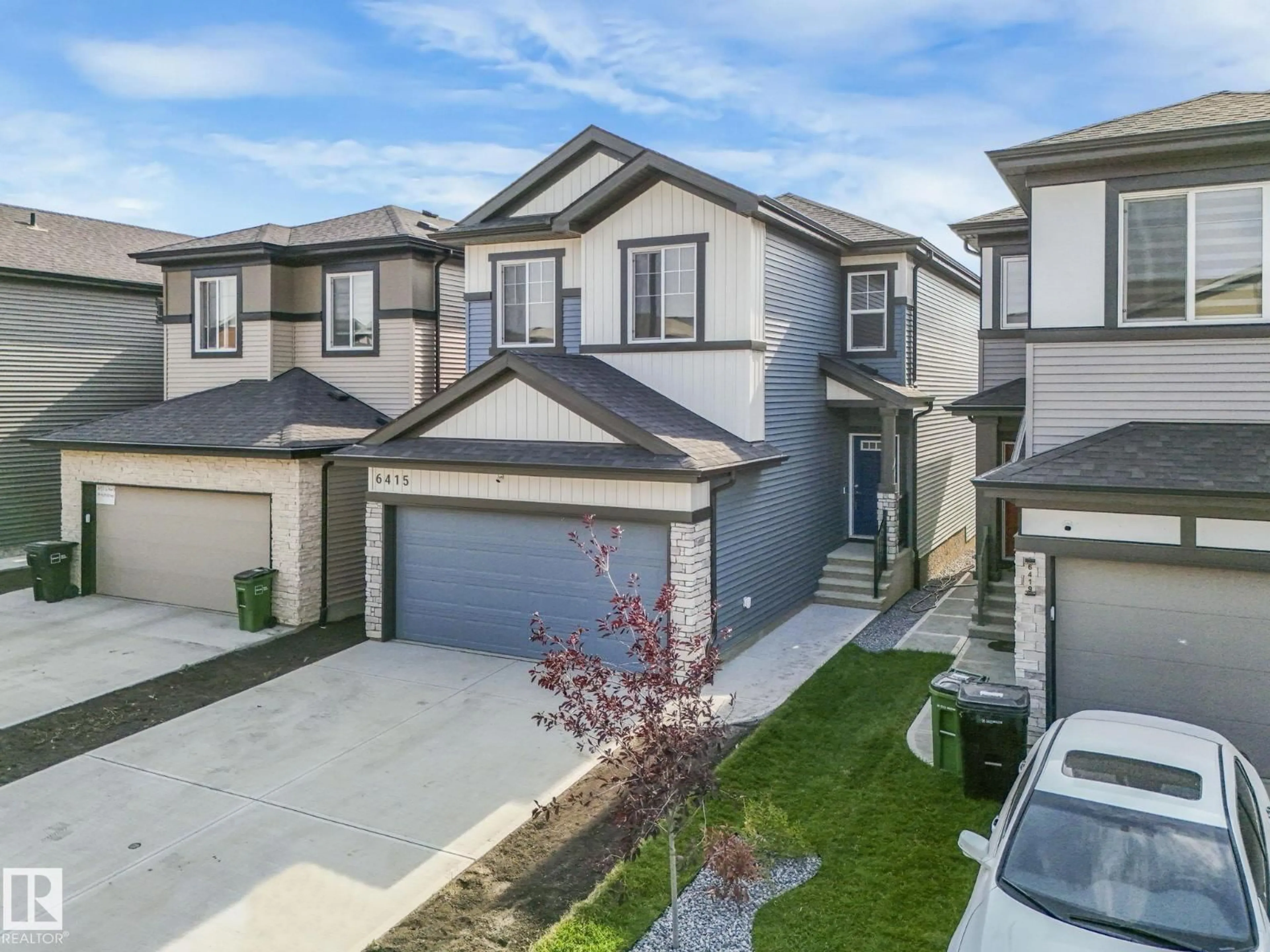 A pic from outside/outdoor area/front of a property/back of a property/a pic from drone, street for SW - 6415 27 AV, Edmonton Alberta T6X3G5