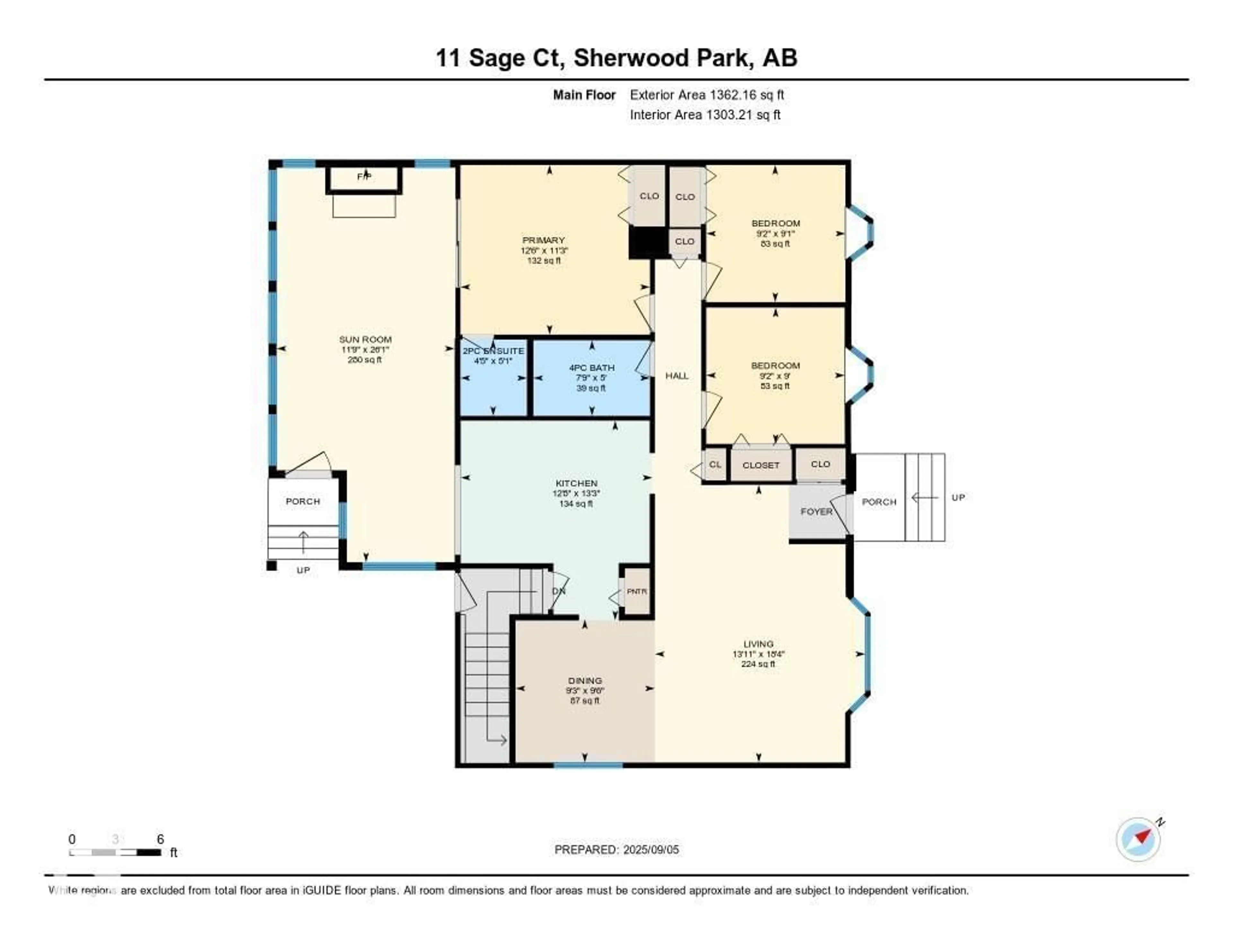 Floor plan for 11 SAGE CO, Sherwood Park Alberta T8A1S1
