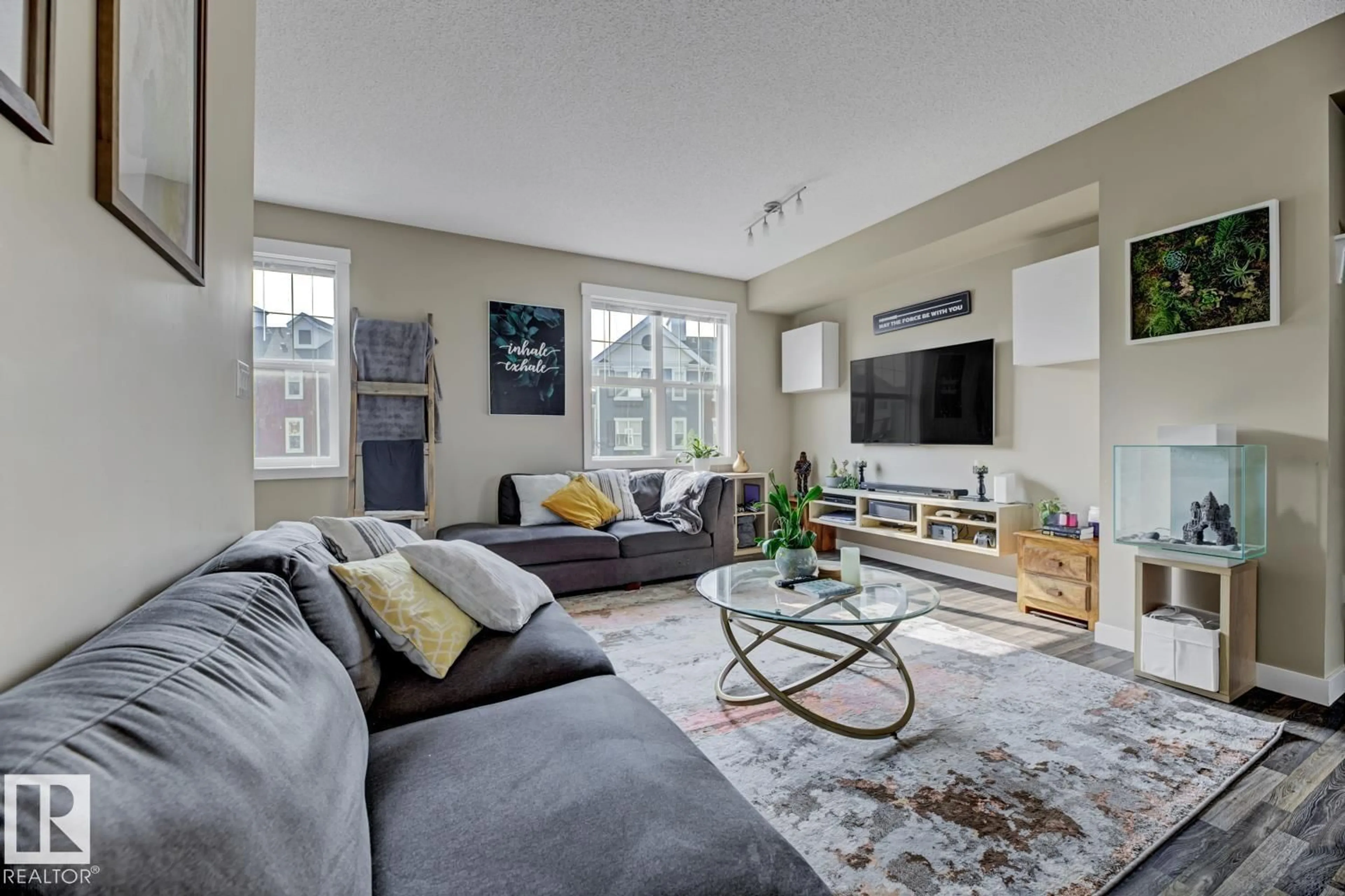 Living room with furniture, unknown for 105 - 8315 180 AV NW, Edmonton Alberta T5Z0J2
