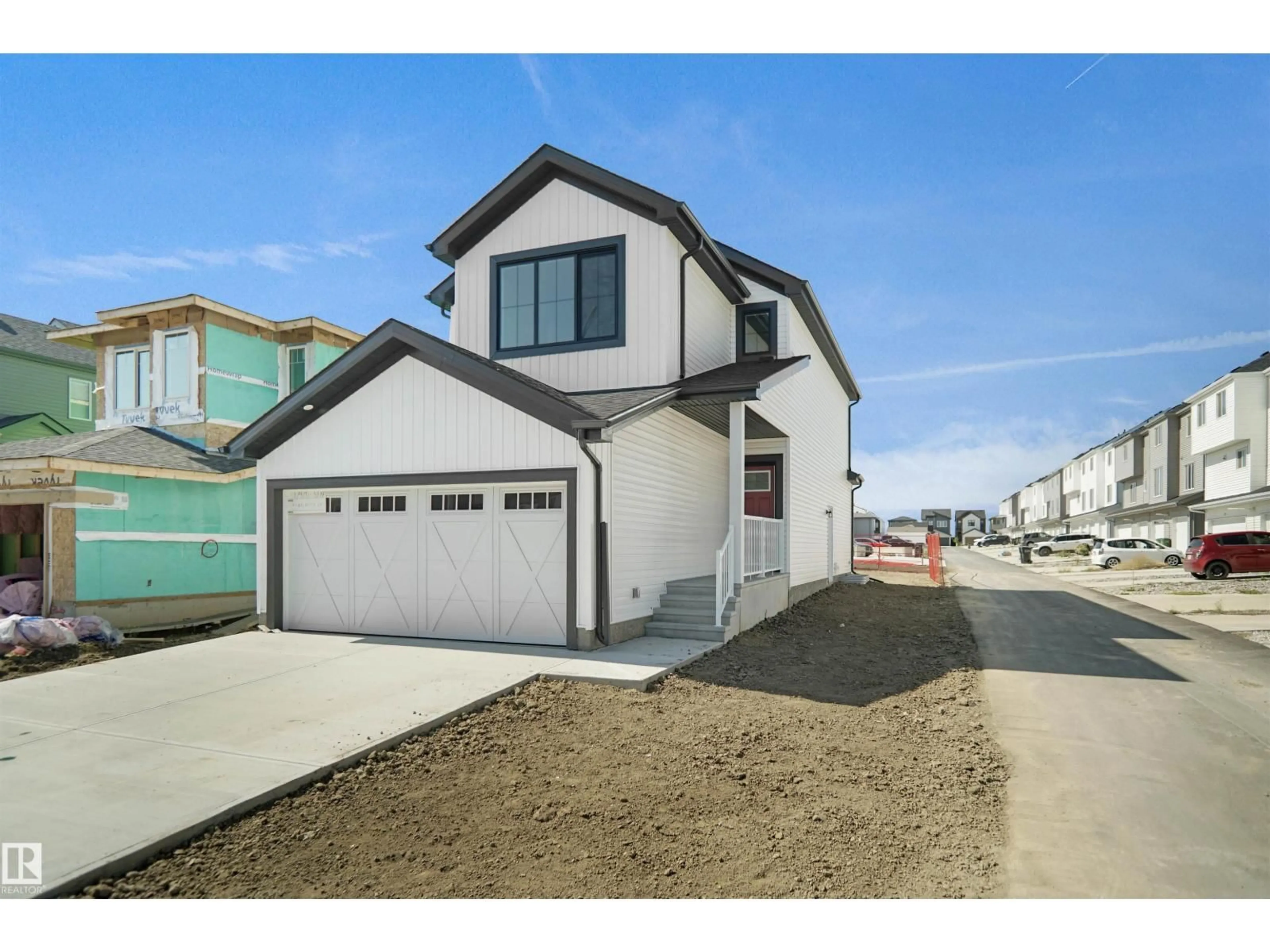 Home with vinyl exterior material, street for 22904 82 AV, Edmonton Alberta T5T4N5