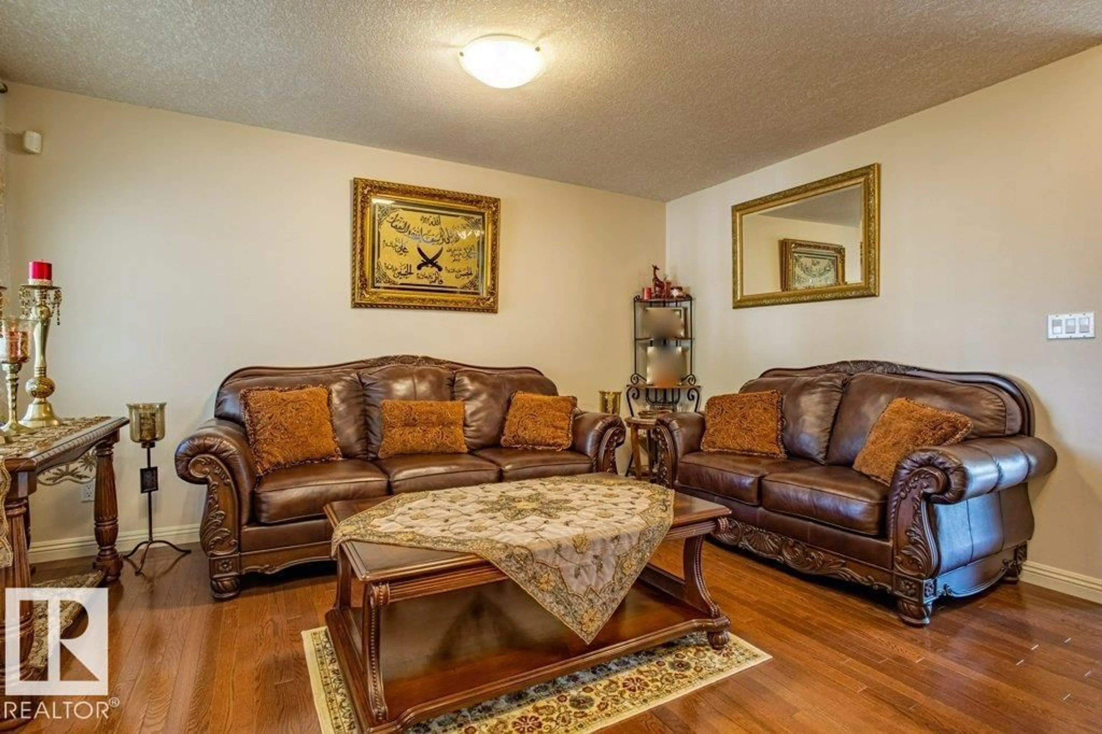 Living room with furniture, unknown for SW - 1119 114 ST, Edmonton Alberta T6W1P6