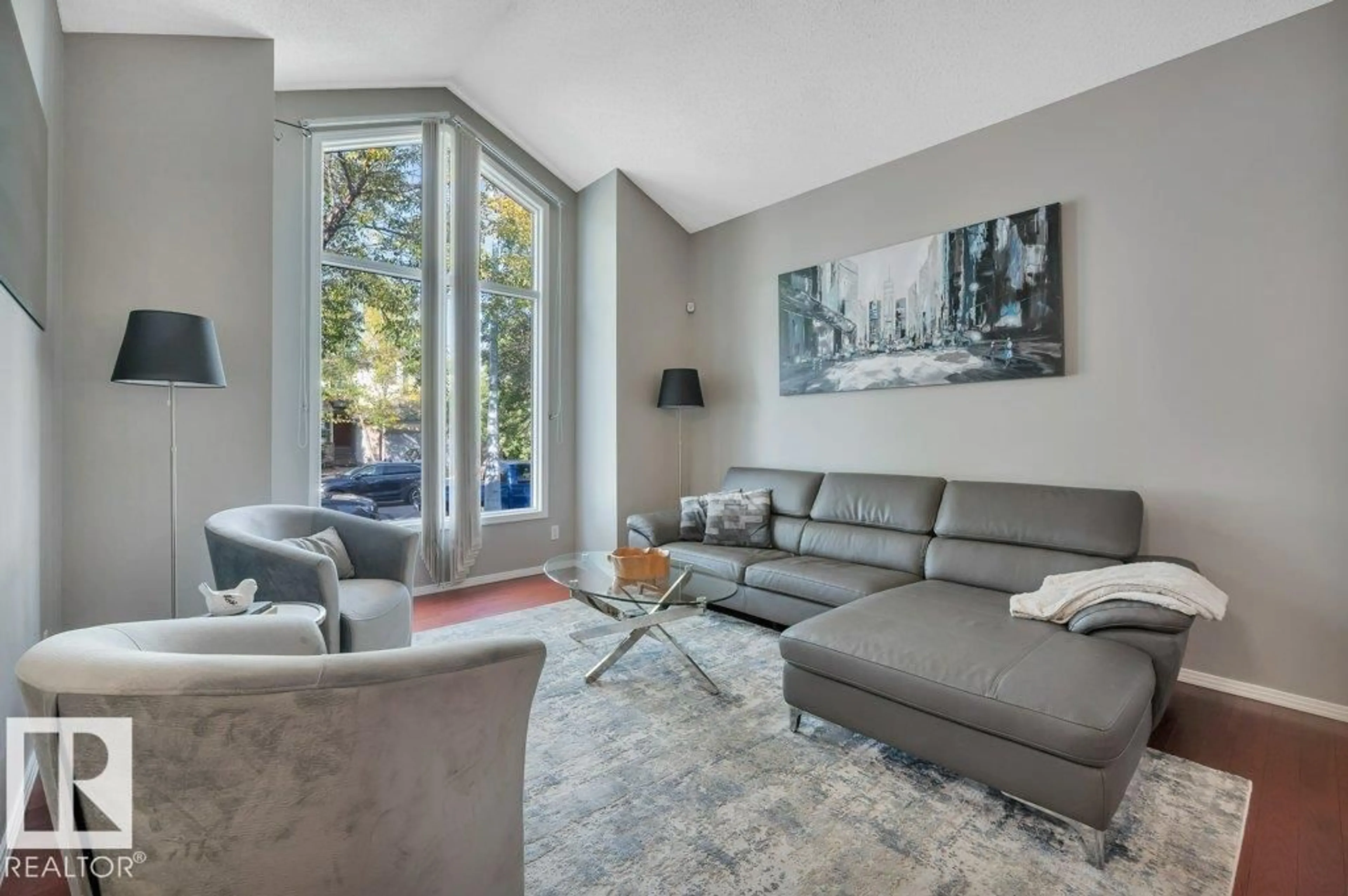 Living room with furniture, unknown for 17 CATALINA DR, Sherwood Park Alberta T8H1R2