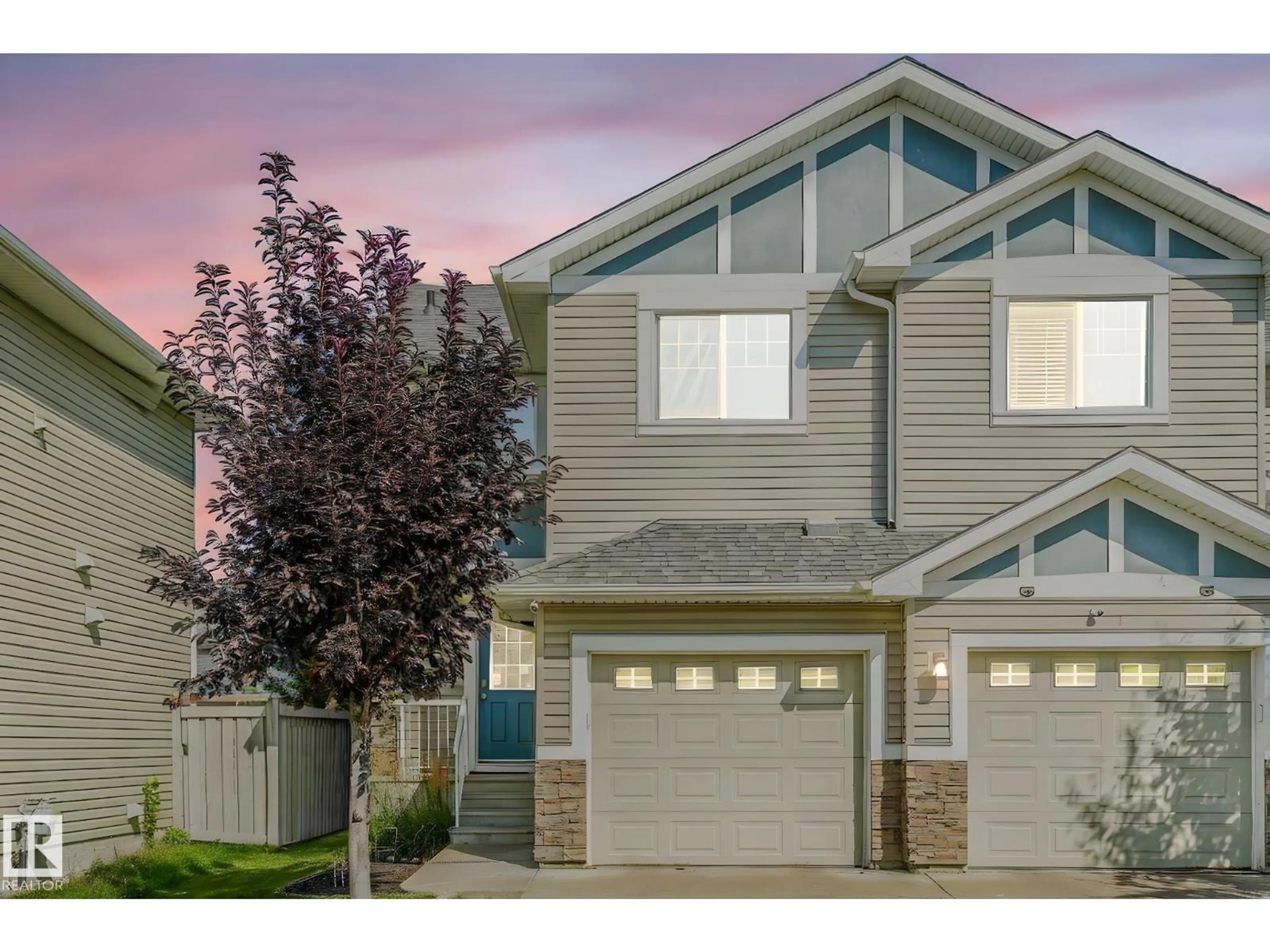 Home with vinyl exterior material, street for SW - 6819 CARDINAL LINK LI, Edmonton Alberta T6W1Y9
