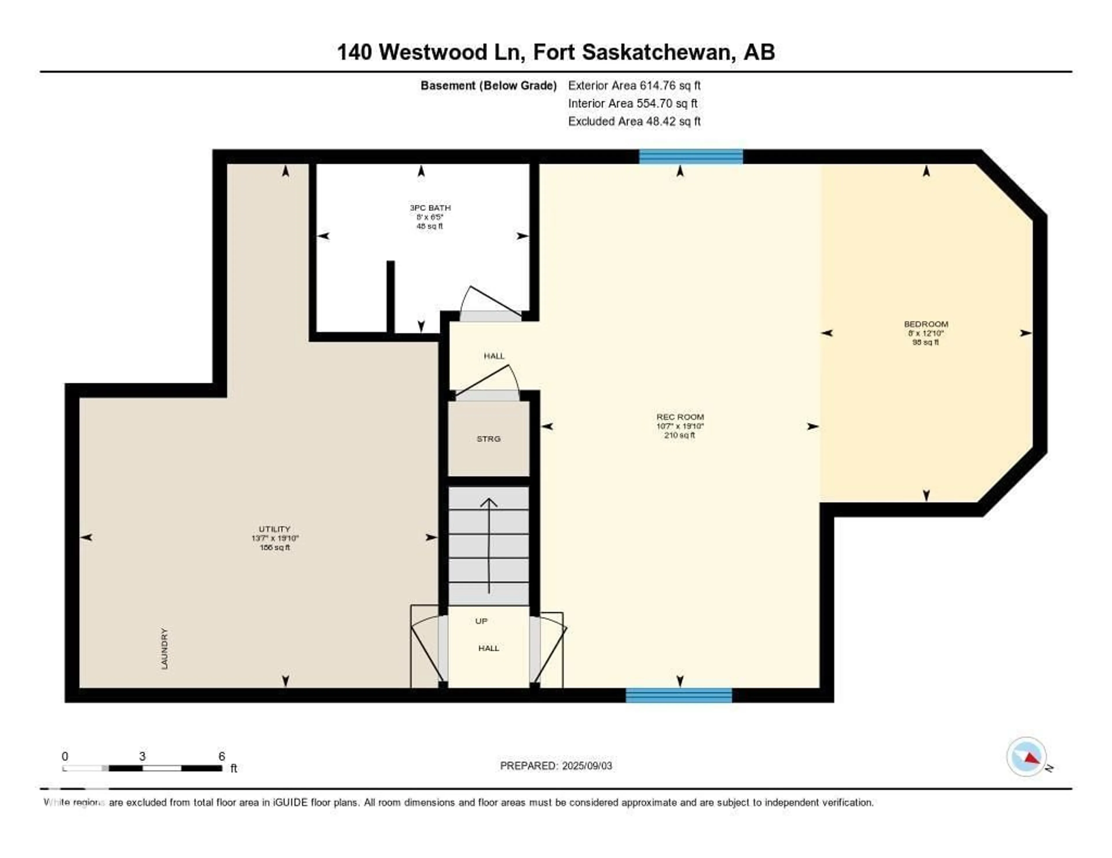Floor plan for 140 WESTWOOD LN, Fort Saskatchewan Alberta T8L4N7