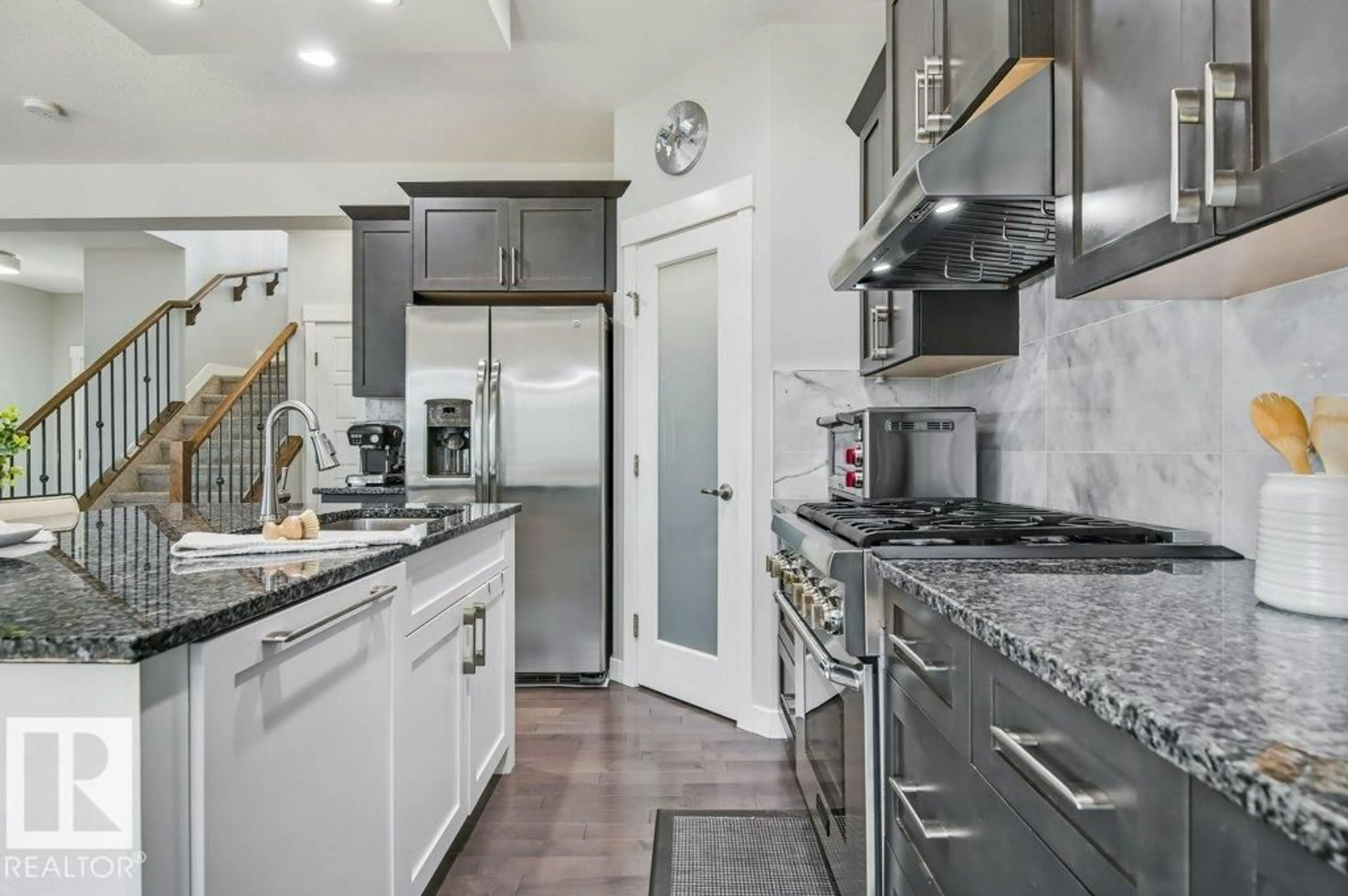 Contemporary kitchen, ceramic/tile floor for 2469 WARE CR, Edmonton Alberta T6W2M7