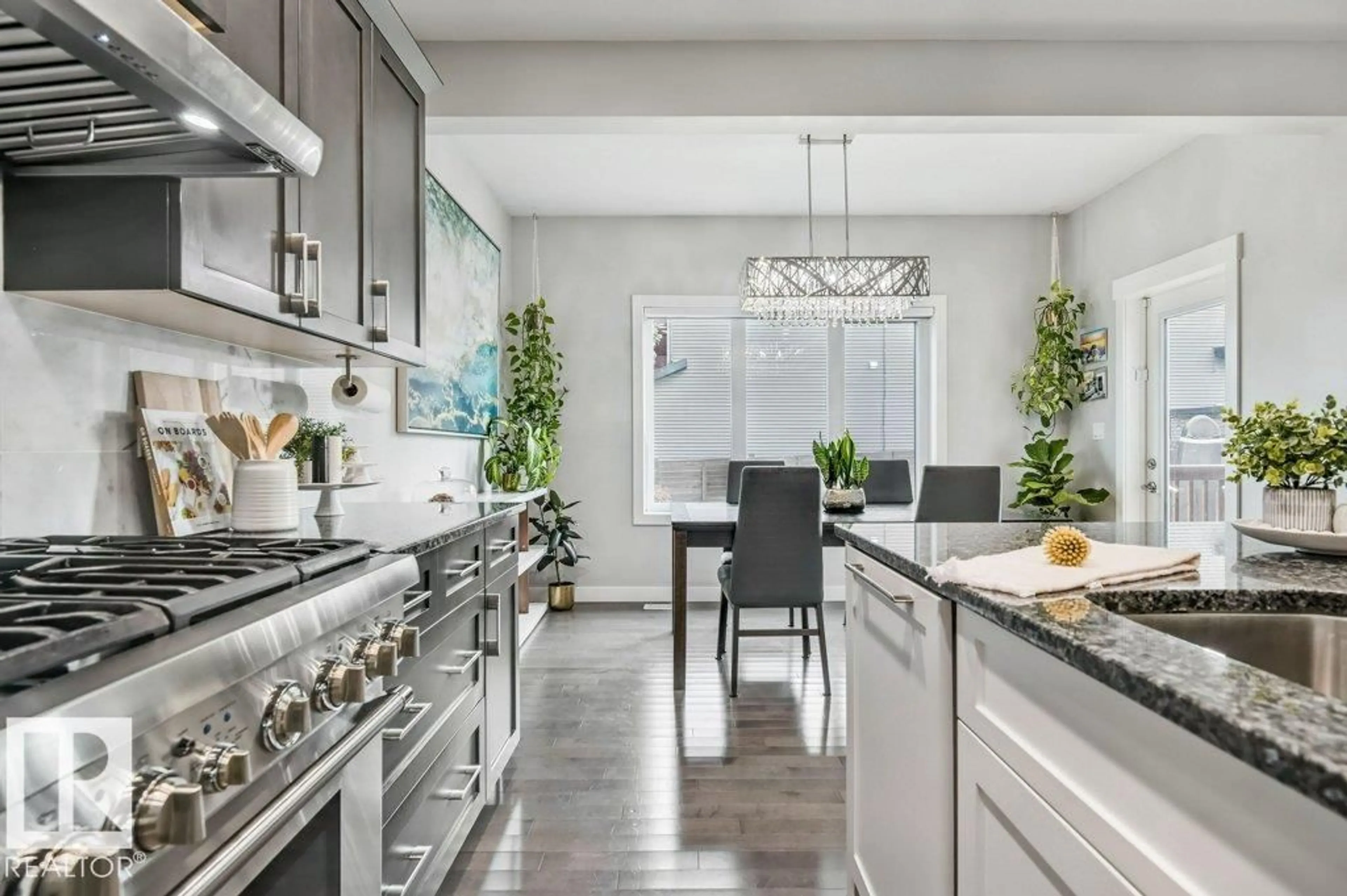 Open concept kitchen, ceramic/tile floor for 2469 WARE CR, Edmonton Alberta T6W2M7