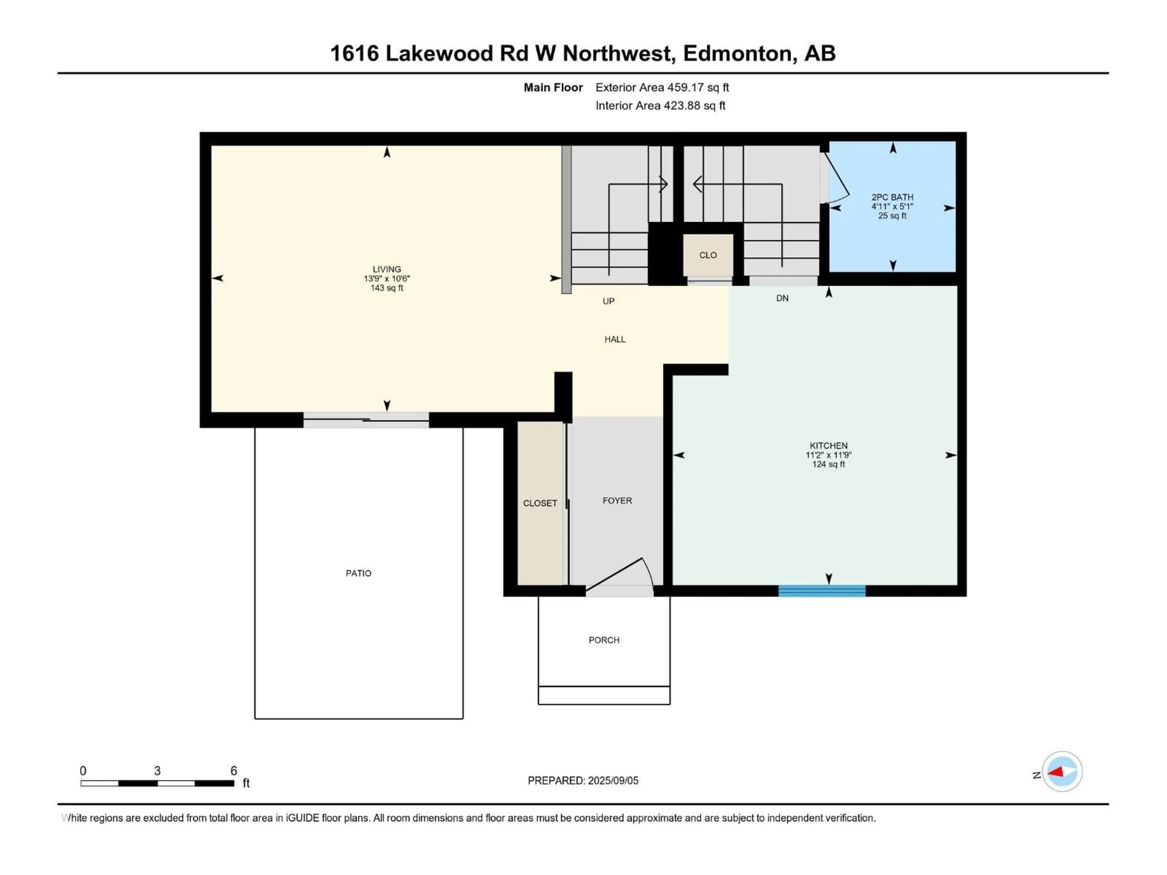 Floor plan for 1616 LAKEWOOD RD, Edmonton Alberta T6K3H4